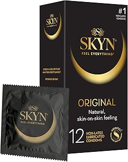 Lifestyles Skyn Polyisoprene Condoms, 12 Count (Pack of 1)
