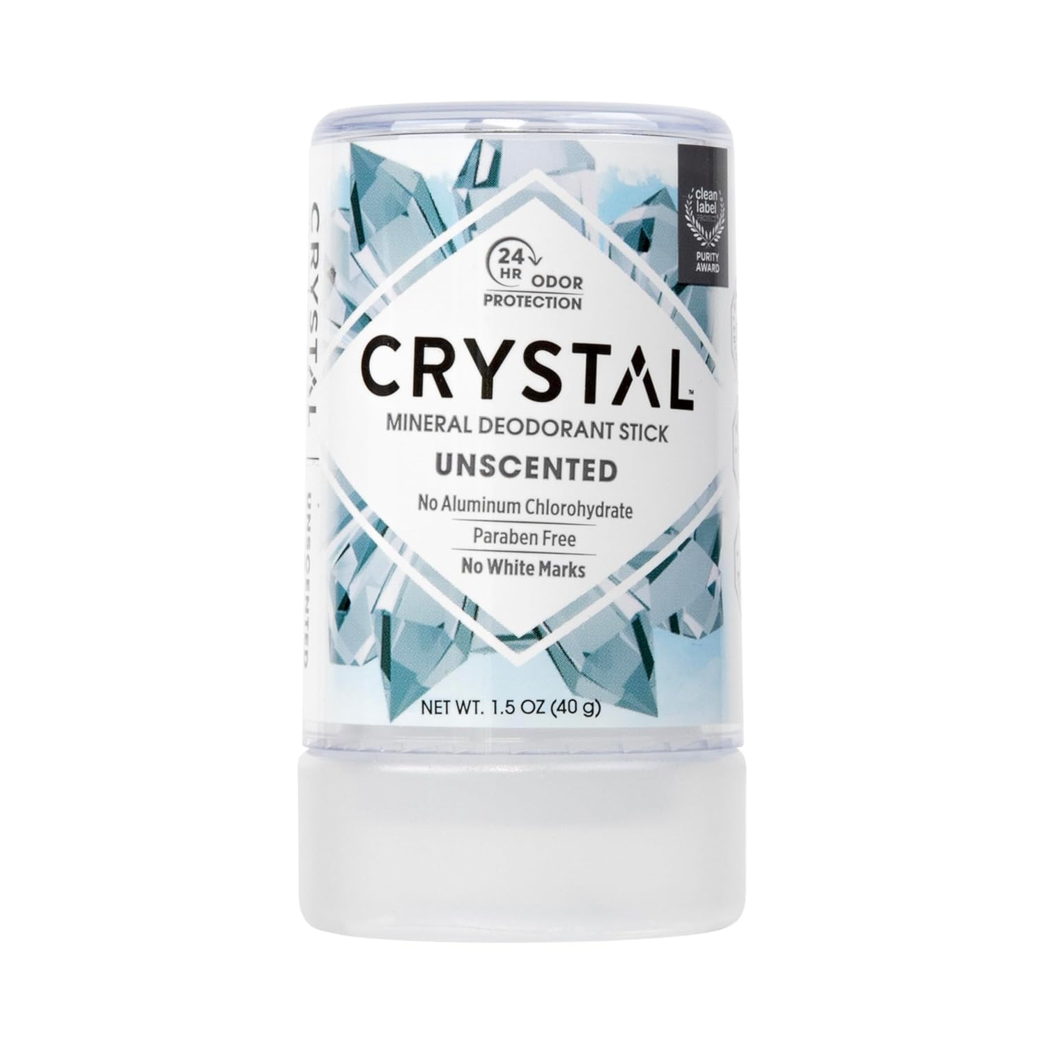 CRYSTAL Deodorant Mineral Deodorant Stick, Travel, 1.5 Ounce