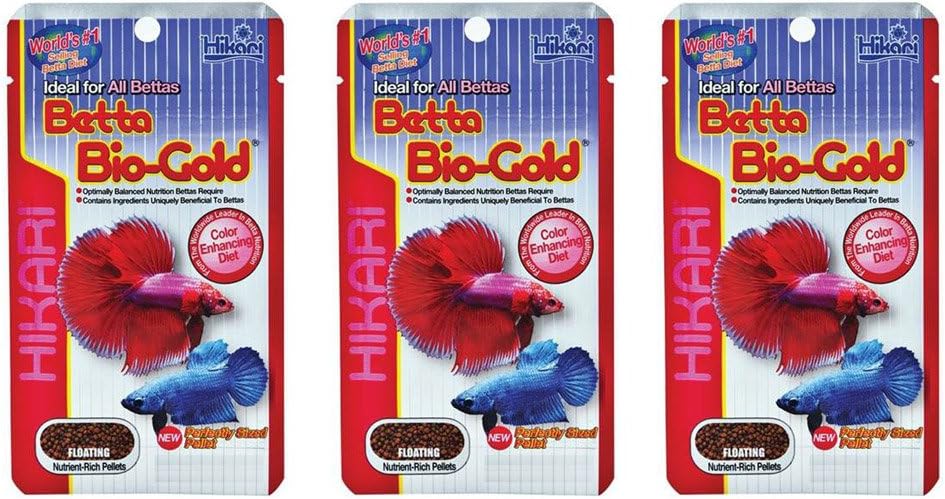 HIKARI Betta Bio Gold 5g *Pack of Three* for Siamese Fighters BUNDLE
