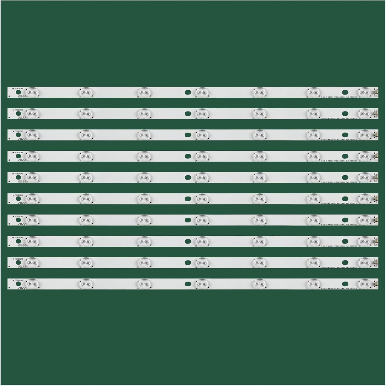 YanglishiOU LED Backlight Strip 7LED(6V) 516mm for R-OWA 50" TV LED50C380 JS-LB-D-JP5058-071CBAC 30806A ROHS E50S8100 T500HVN01.0 V500HJ1-PE1