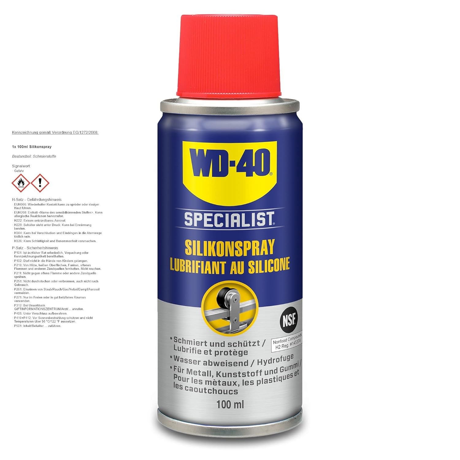 pecialist - Spray de silicona (100 ml)