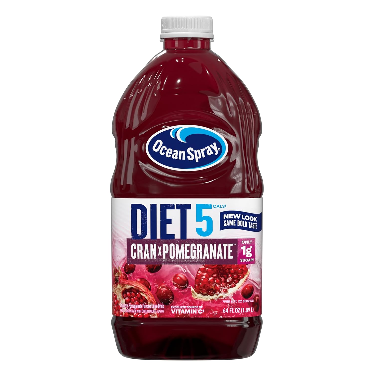 Ocean Spray® Diet Cran-Pomegranate™ Cranberry Pomegranate Juice Drink, 64 Fl Oz Bottle (Pack of 1)