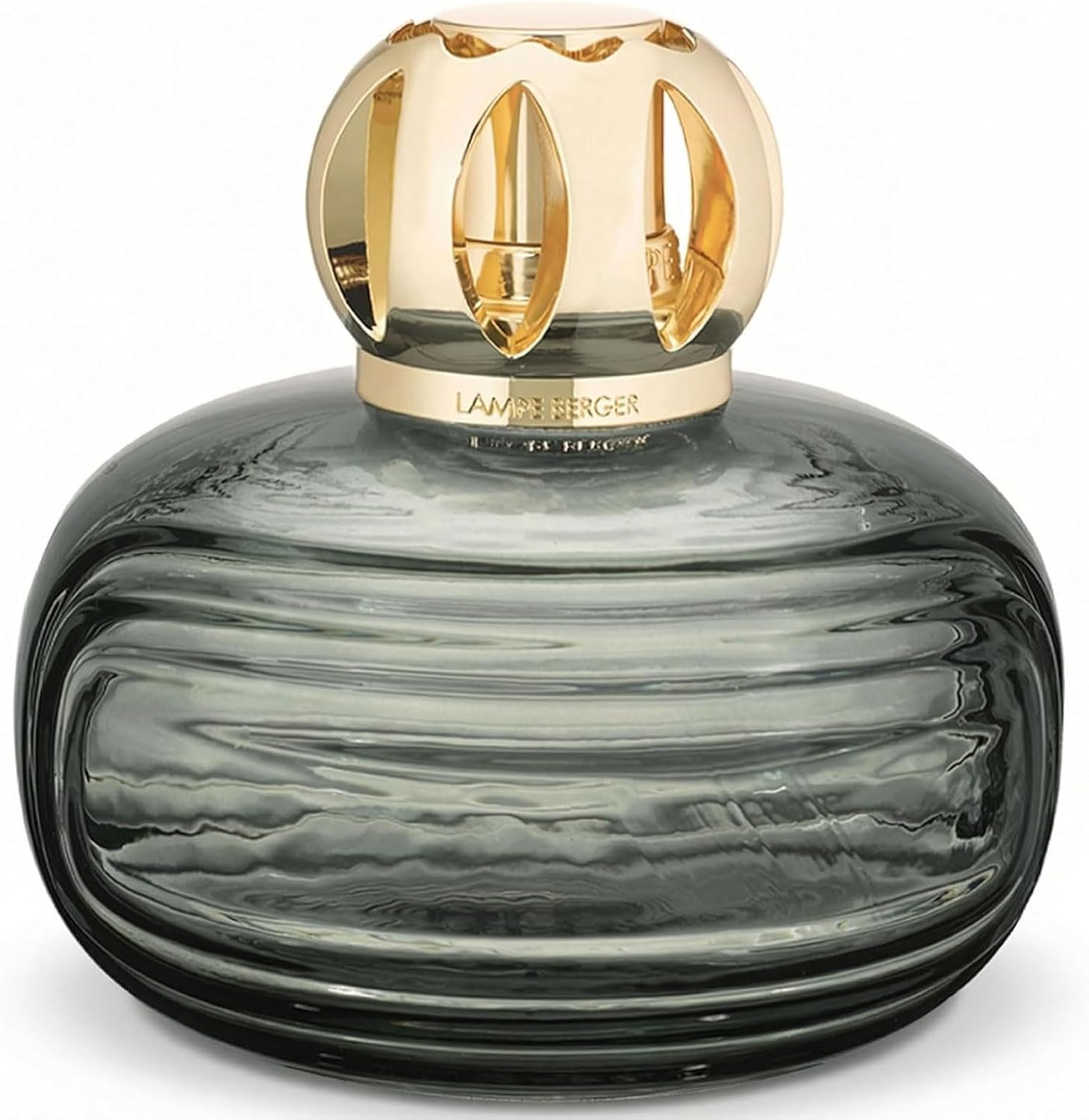 MAISON BERGER Lampe Berger Enigma Catalytic Lamp, Grey | Decorative Catalytic Fragrance Lamp, Lamp Only – Fragrance Refill Sold Separately, Works with MAISON BERGER Lamp Refills