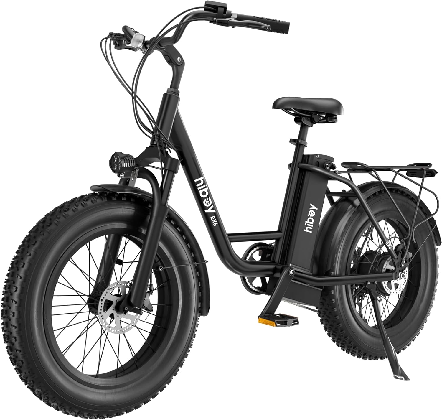 Hiboy Electric Bike for Adults with 960W Peak Motor, 25mph Maximum Speed, 48V Removable Battery, 20" Electric Bicycle with Shimano 7-Speed and Front Suspension