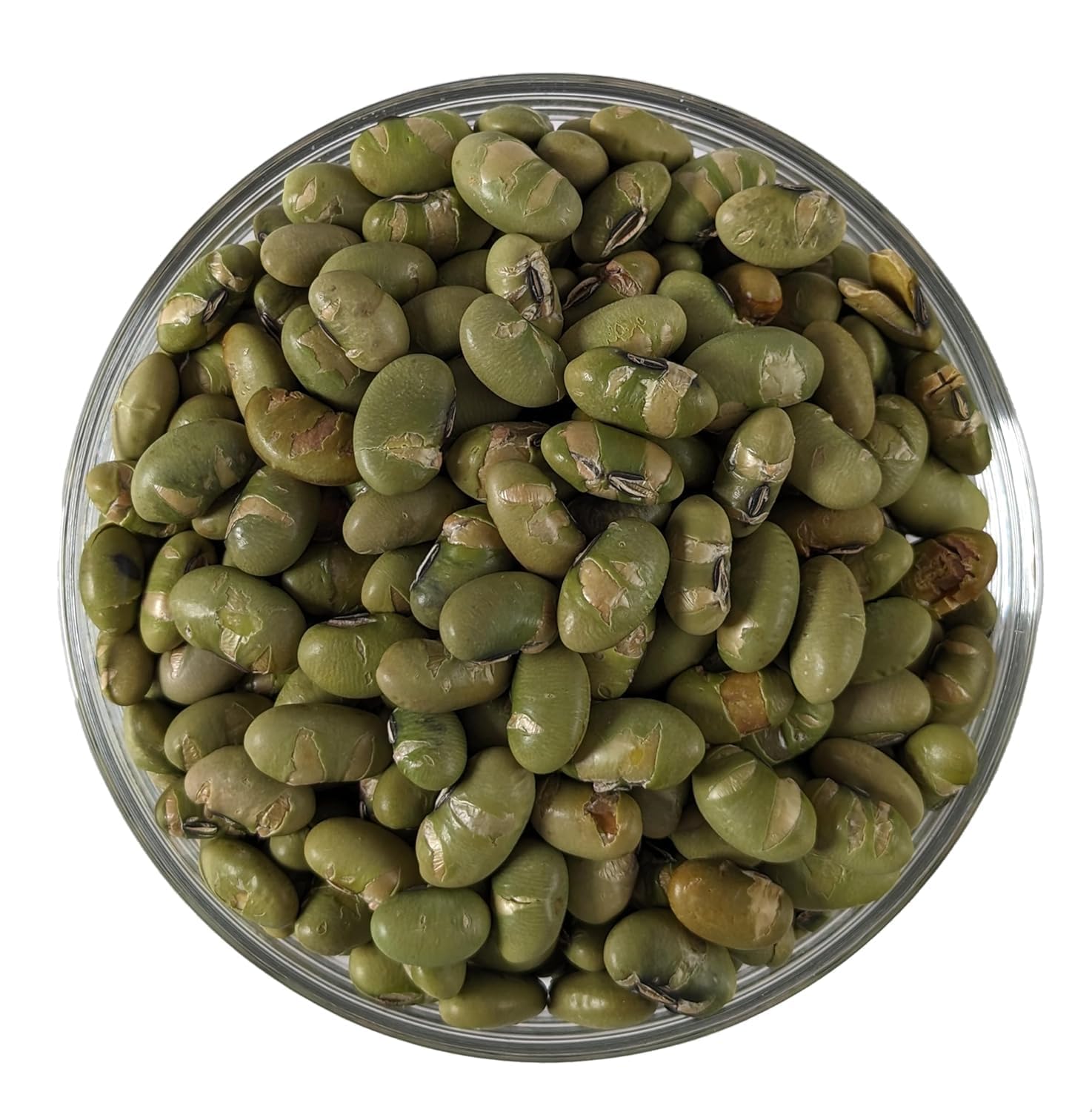 Dry Roasted Salted Green Edamame 3 Lbs. - Healthy diet snacks - Crunchy Dry Roasted Edamame Beans Snack - Kosher, in Resealable Bag 48 Oz