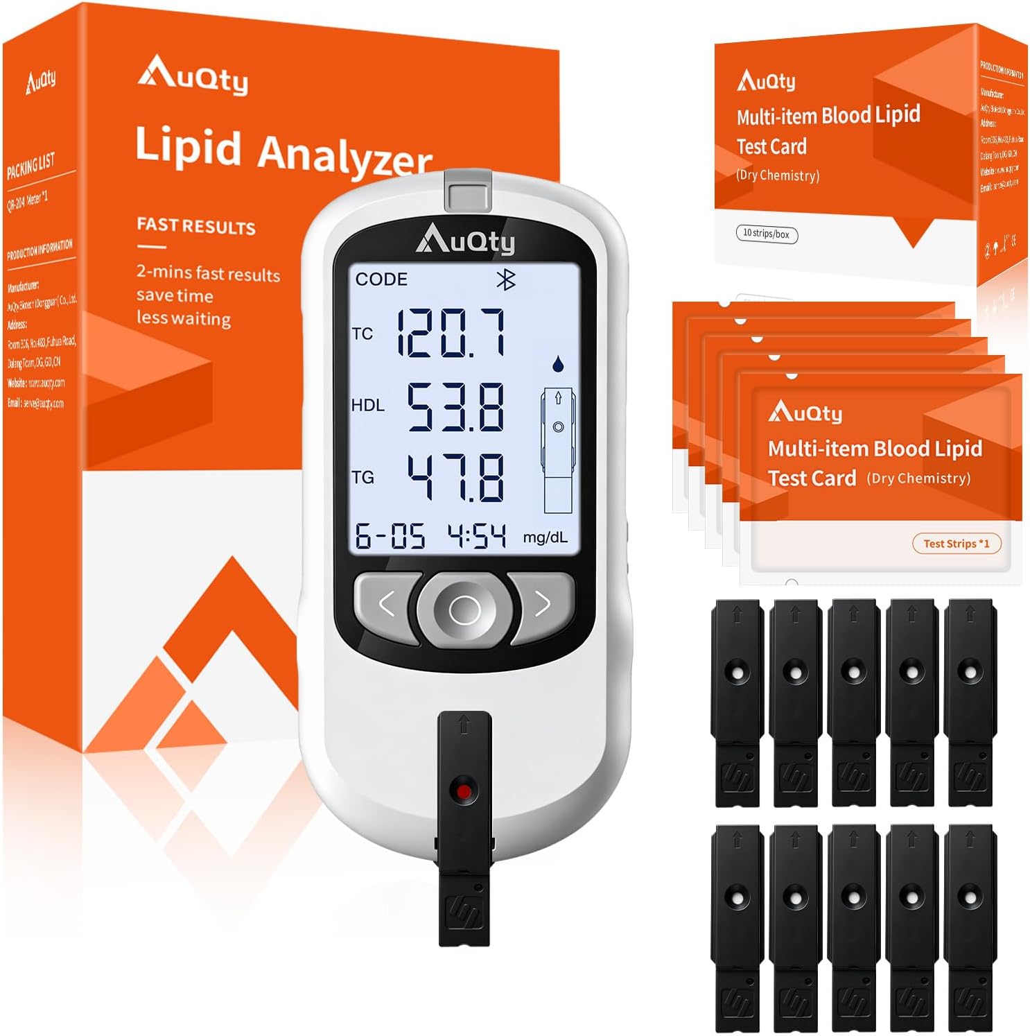 6-in-1 Cholesterol Lipid Monitor for TC Triglycerides, HDL-C, LDL-C, TC/HDL