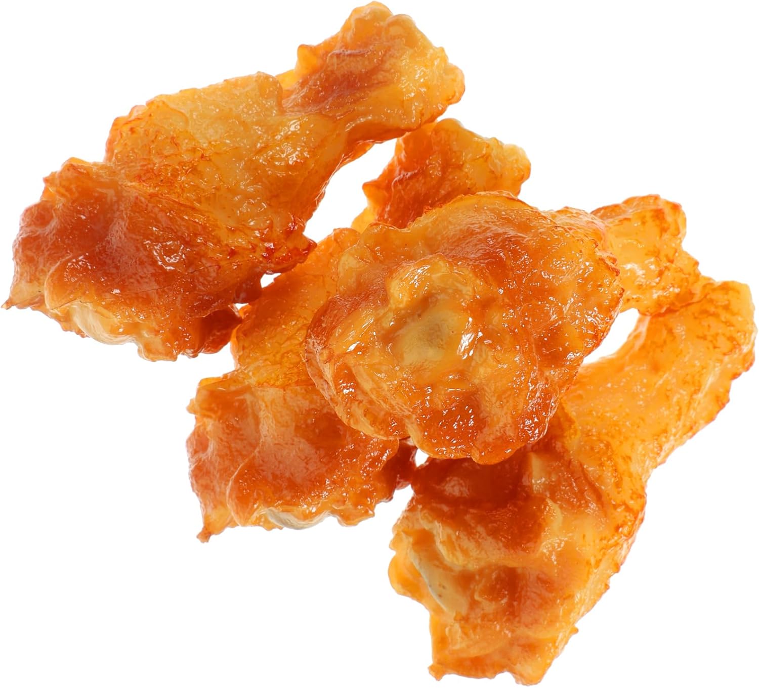 JUMPLAWN 4Pcs Realistic Chicken Leg Models Artificial Food Decoration for Play Teaching and Simulated Roasted Chicken Wings for Home and Hotel Displays