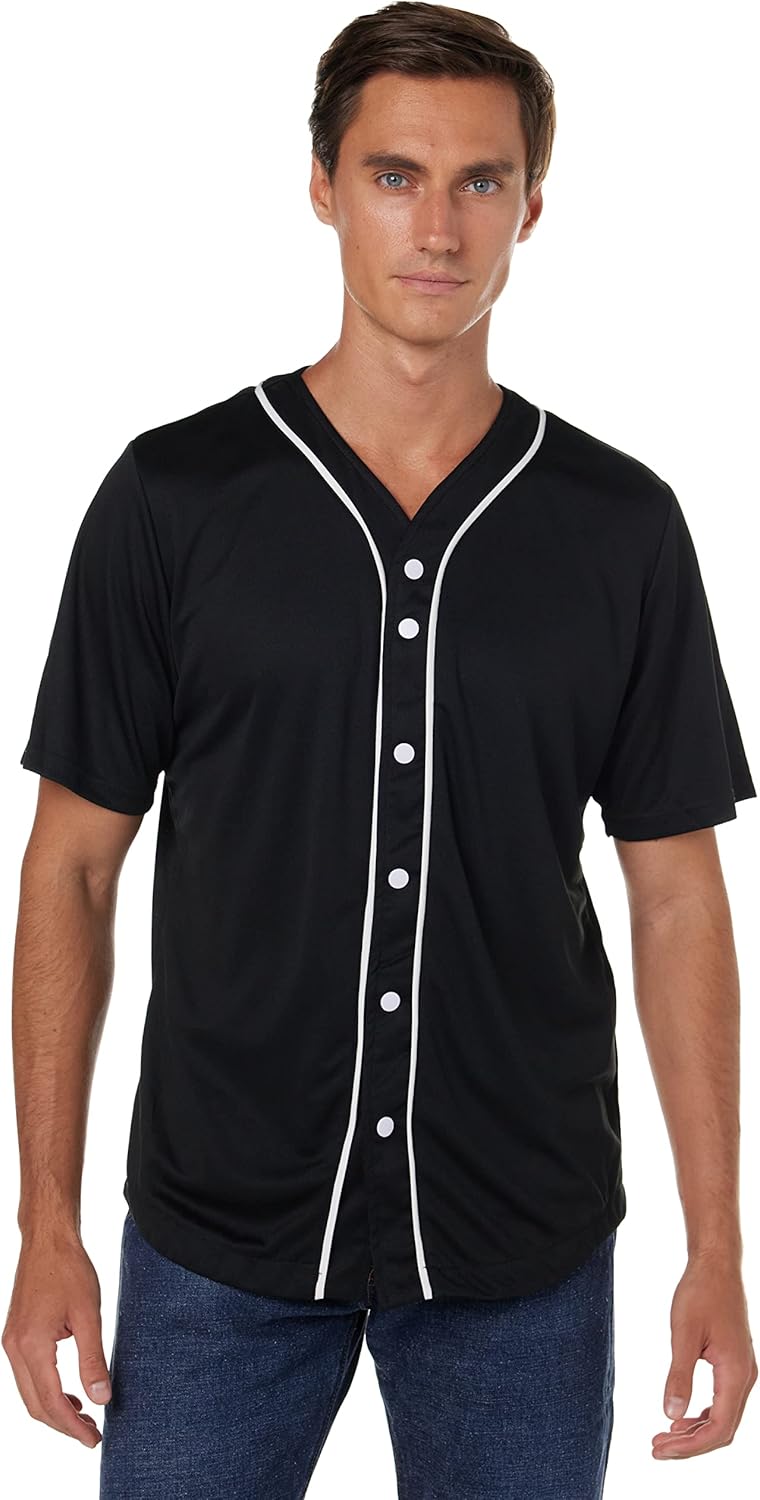 Urban Classics Men's Baseball Jersey Casual Sports Shirt