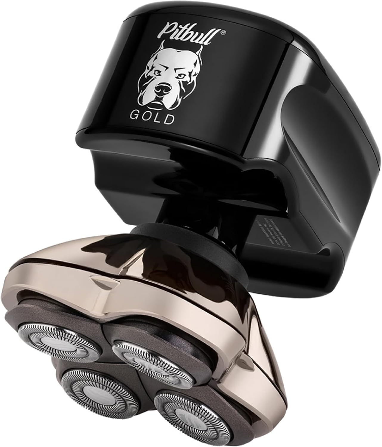 Skull Shaver Pitbull Gold PRO GX5 — Head & Face Shaver for Bald Men | Cordless Wet/Dry Rotary Razor
