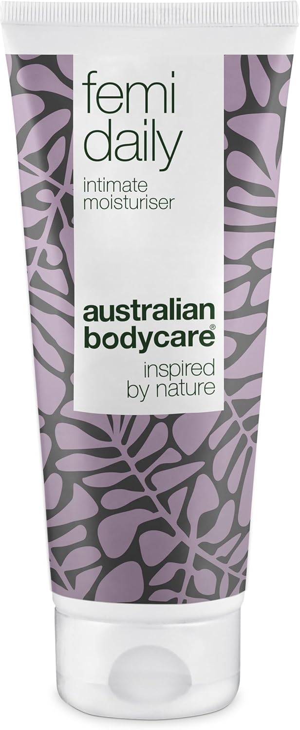 Vaginal moisturizer for vaginal dryness | Clinically Proven = Helps Reduce Vaginal Dryness, Itching & unwanted Odour | With 100% Natural Tea Tree Oil | Australian Bodycare Femi Daily 100ml