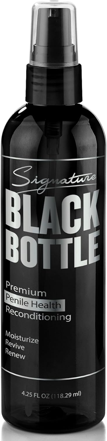 Penile Moisturizer Cream - Urologist and Dermatologist Approved - Helps Relieve Chafing, Reduces Dry, Irritated Penile Skin with Premium Vitamins and Amino Acids - Signature Black Bottle