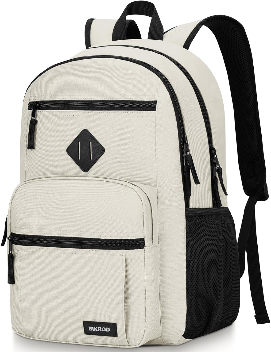 BIKROD Backpack for Girls Women, School Backpack for Teen Boys, Lightweight Casual High School Bookbag, Daily-use Travel Laptop Backpack Fits 15.6 Inch Notebook