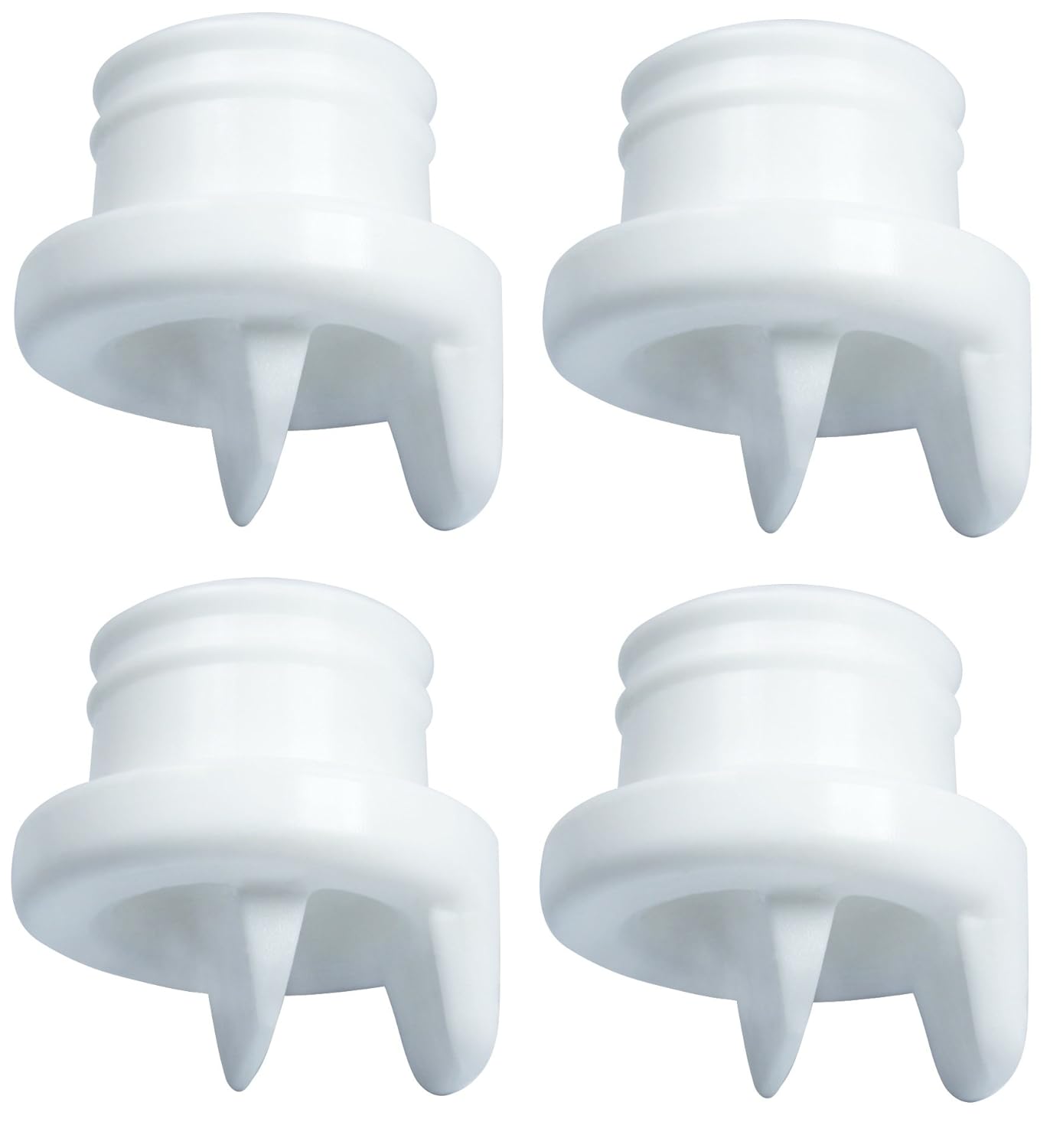 Nenesupply 4 pc Duckbill Valves Compatible with Medela and Avent Pumps Not Original Medela Pump Parts Work with Medela Pump in Style Medela Symphony Replace Medela Valve Membrane and Avent Valve