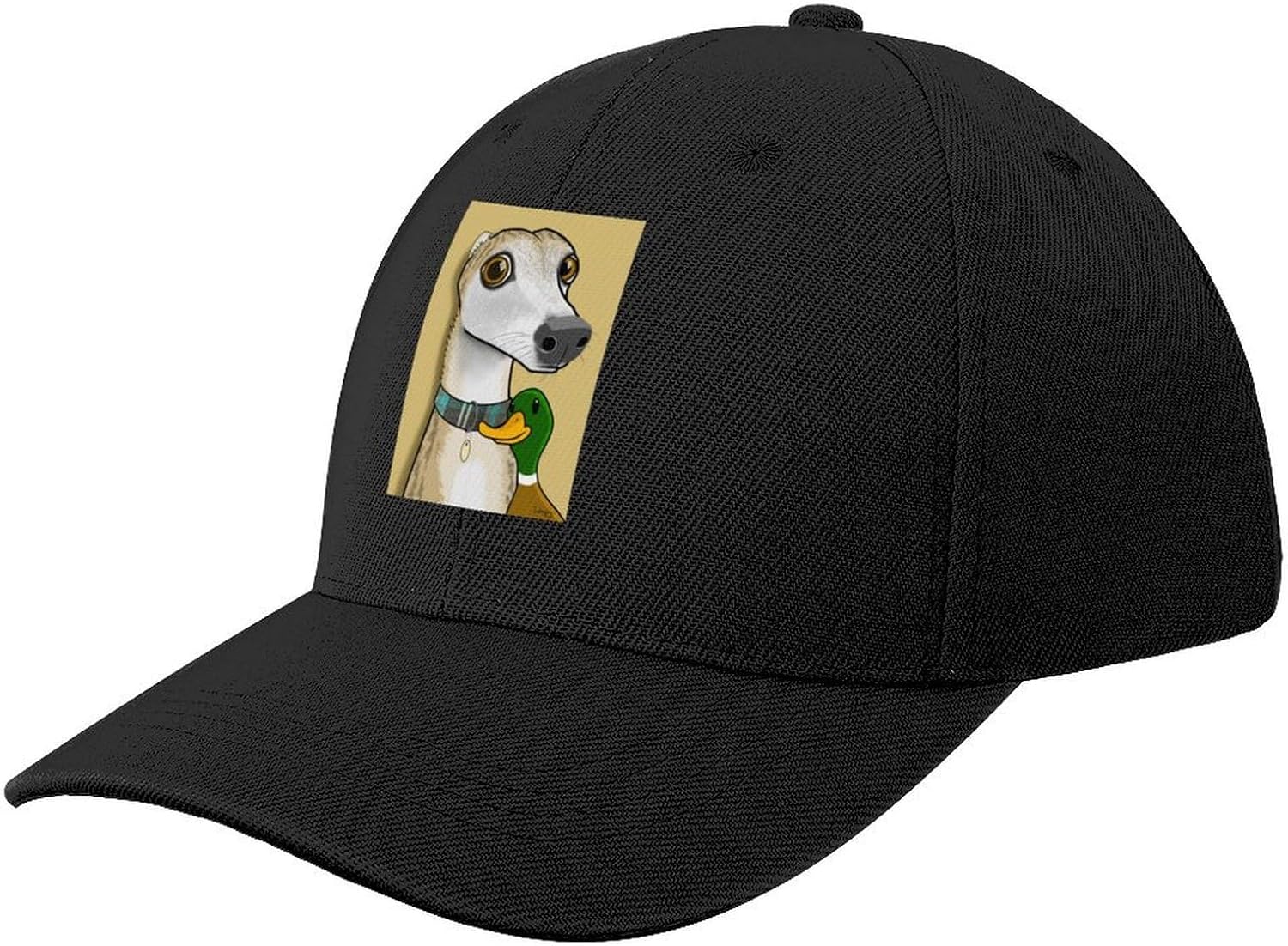 Black Men's Baseball Cap Olly Whippet Sun Protection Foam Party Hat Boy Child
