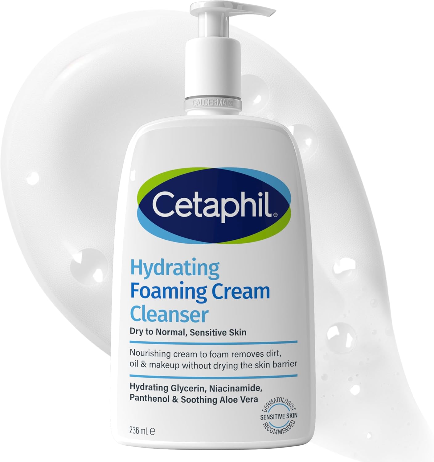 Cetaphil Hydrating Foaming Cream Cleanser 236ml