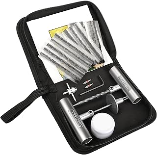 BETOOLL Universal Tire Repair Kit, Heavy Duty 24 Pcs Emergency Tire Plug Kit, for car Motorcycle, Truck, ARB，ATV, Tractor, RV, SUV, Trailer
