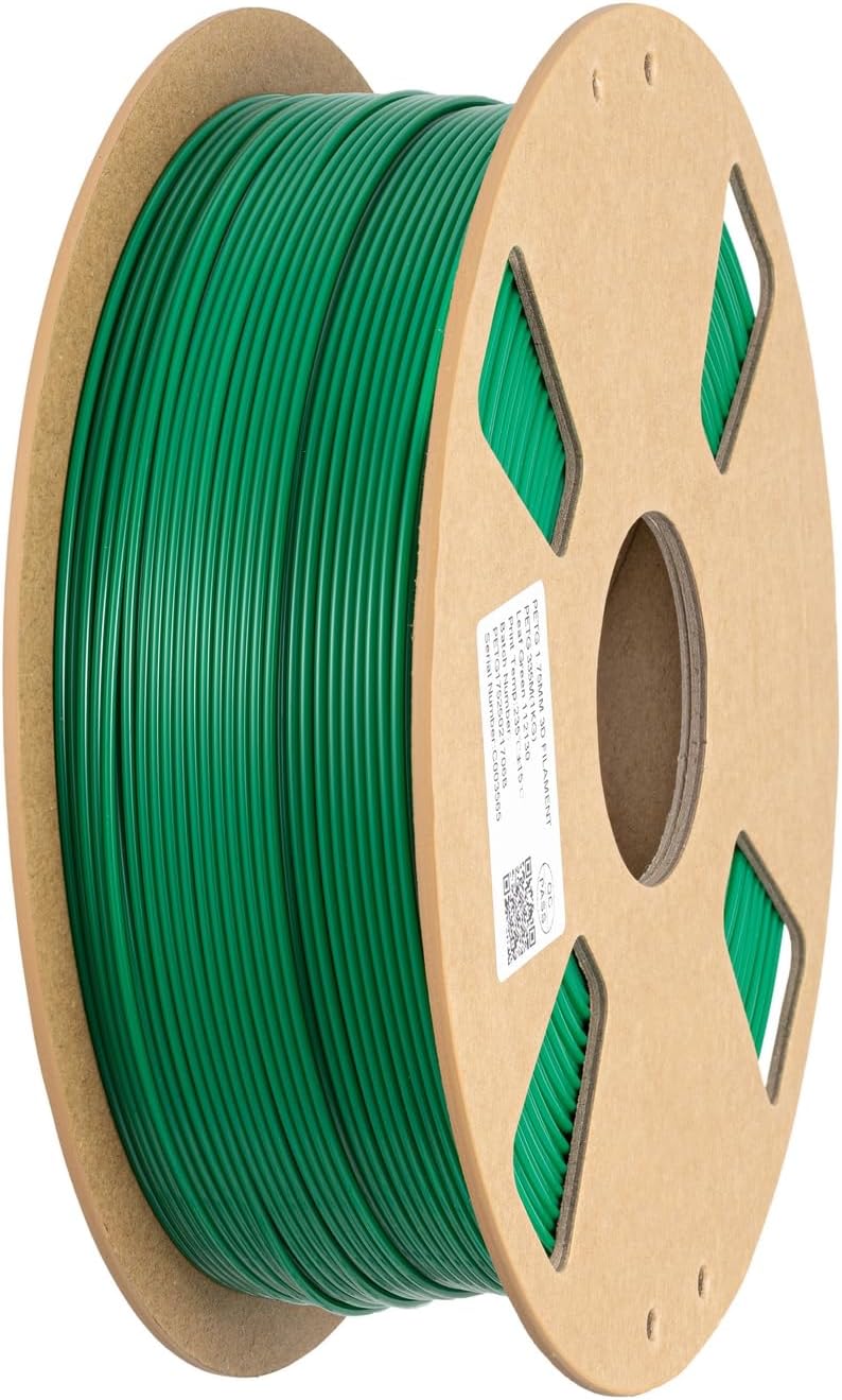 3D Printer Green PETG Filament 1.75mm 1KG 3D Material Printing Filament (Green)