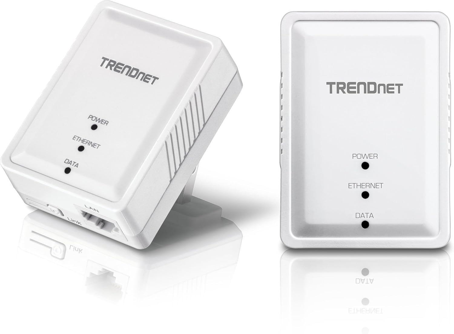 TRENDnet Powerline 500 AV Nano Adapter Kit, Includes 2 x TPL-406E Adapters, Cross Compatible with Powerline 600-500-200, Windows 10, 8.1, 8, 7, Vista, XP, Plug & Play Install, White, TPL-406E2K