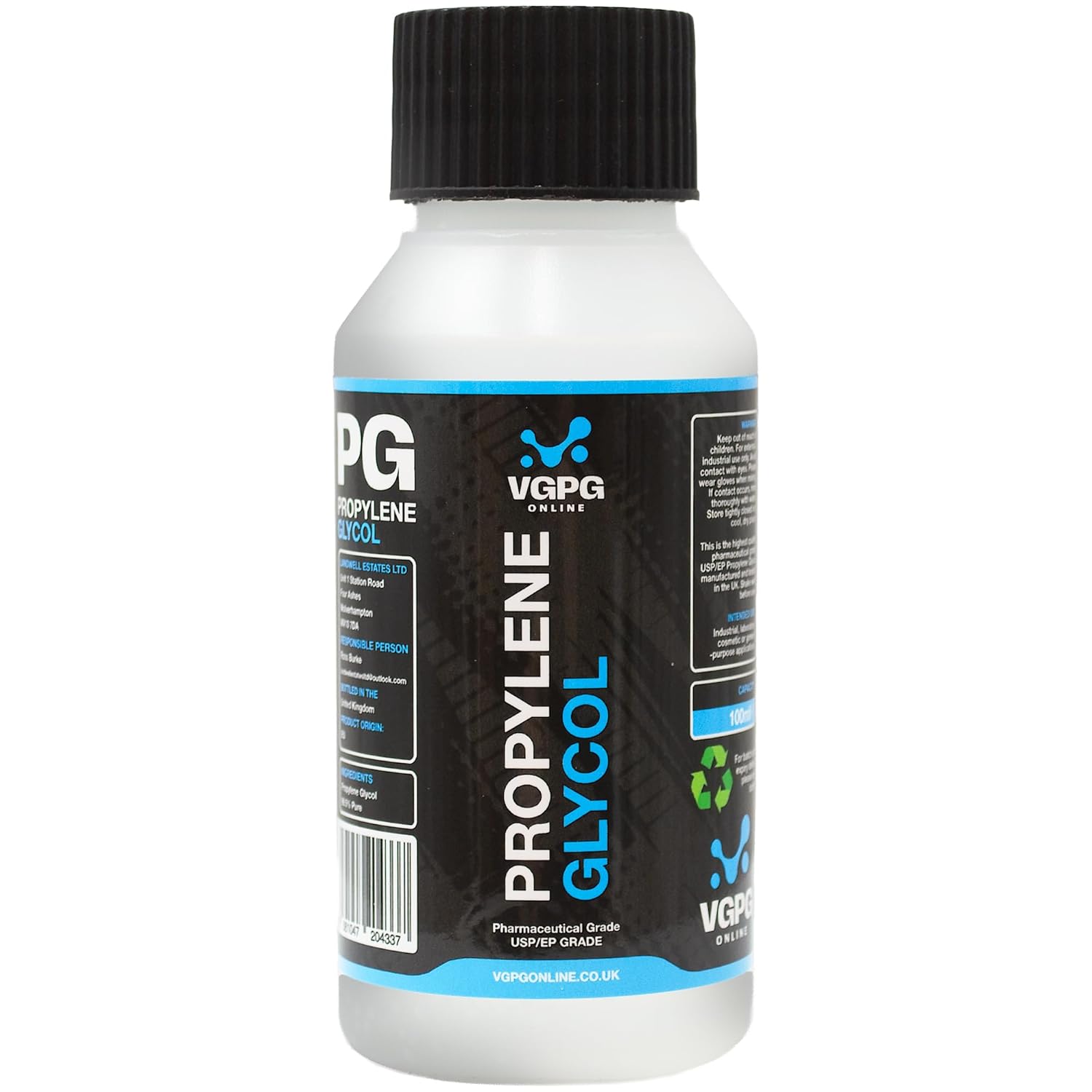 Propylene Glycol Pharmaceutical Grade (100 ml) USP/EP Highest Purity PG Liquid for Industrial, Cosmetic, Personal Care and General Purpose Use |