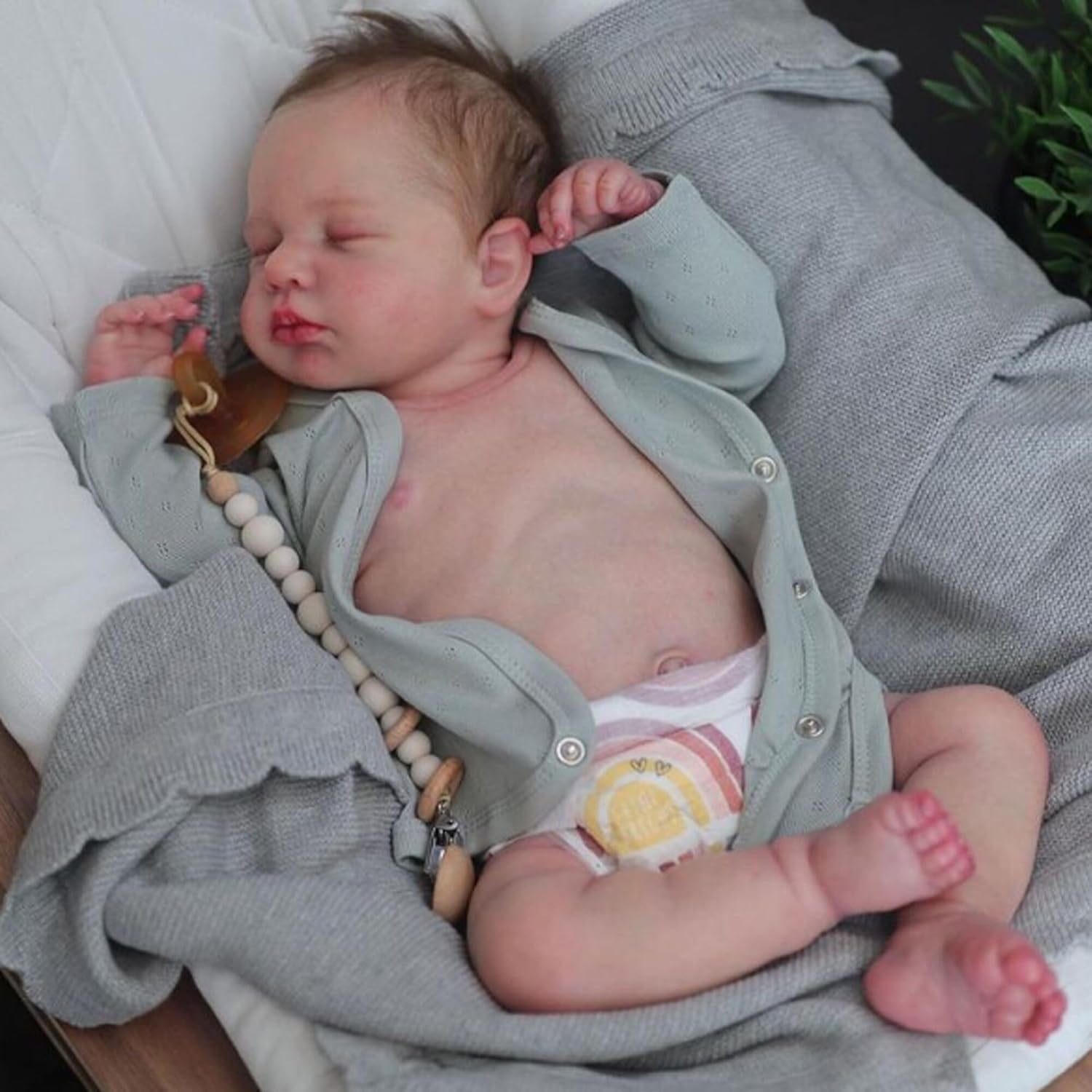 Anano Real Life Baby Dolls Silicone Full Body Girl 20 Inch Reborn Baby Dolls Realistic Newborn Baby Dolls That Look Real Lifelike Reborn Dolls Soft Life Like Baby Dolls