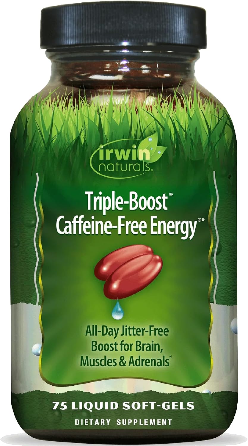 Irwin Naturals Triple-Boost Caffeine-Free Energy Support