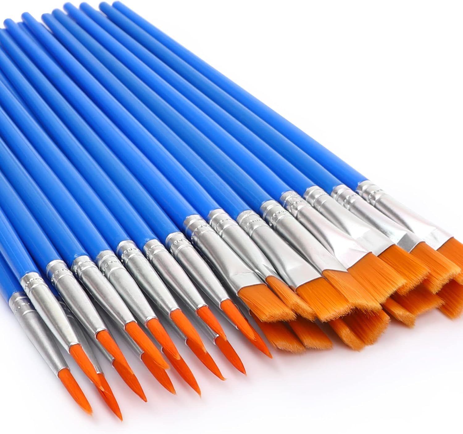 30 Pcs Paint Brushes, Small Brush Bulk for Detail Painting