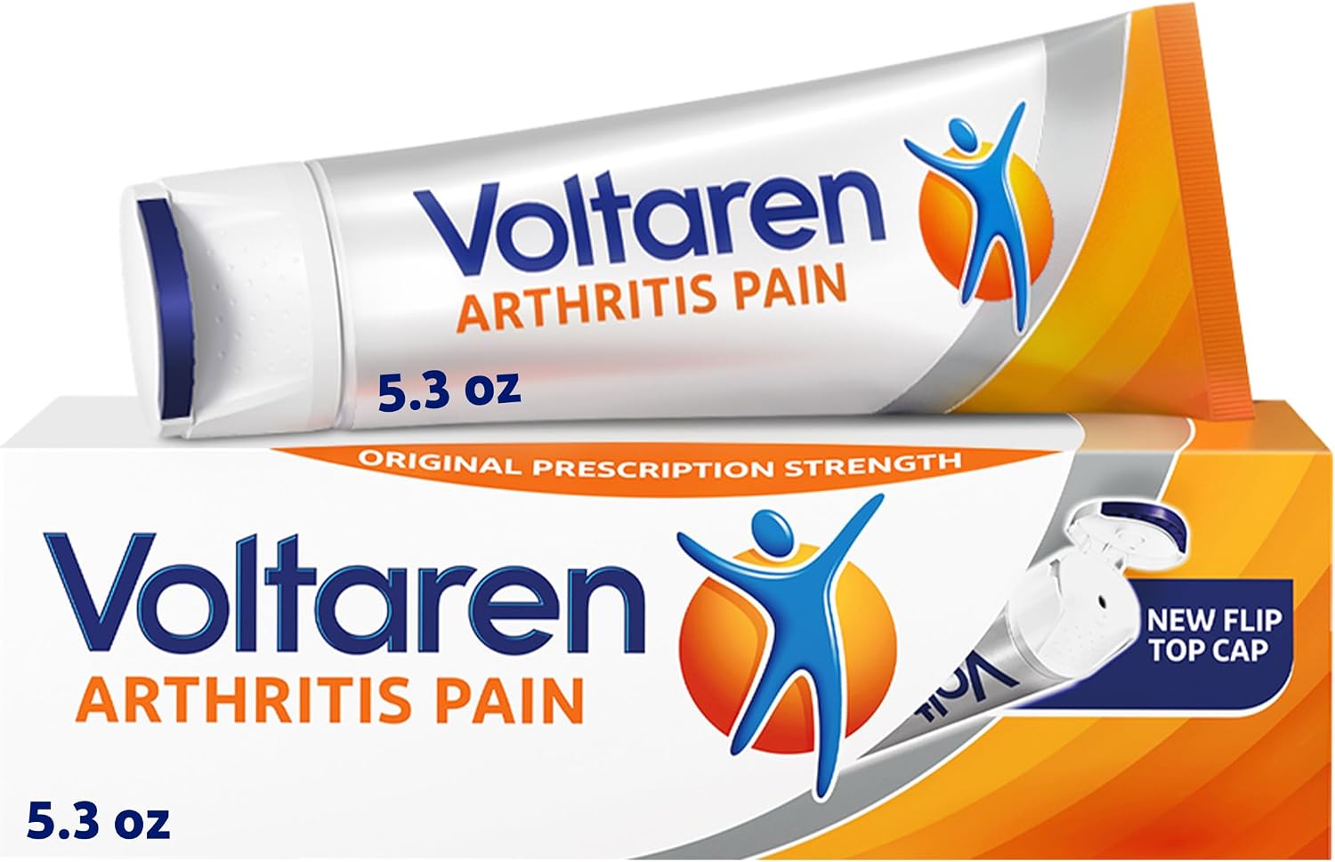 Voltaren Arthritis Pain Gel, Diclofenac Pain Relief Cream, 150 g | Prescription Strength Topical Arthritis Pain Relief with Diclofenac, Targets Inflammation, Improves Mobility, Easy Open Cap