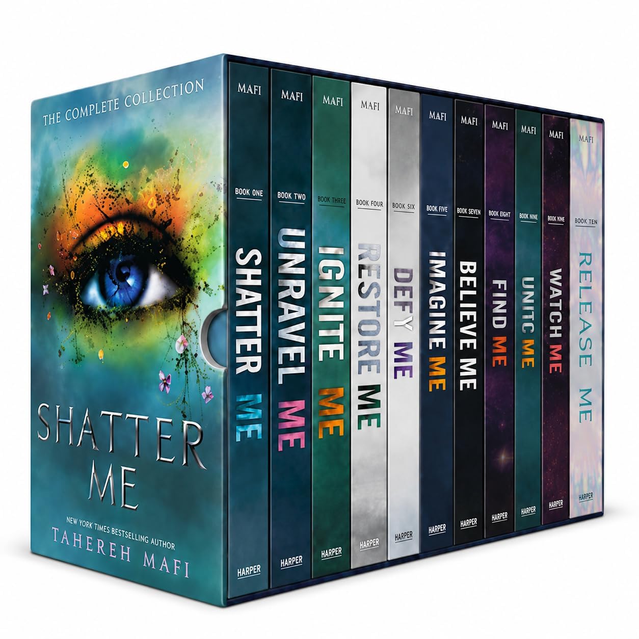 Shatter Me 11-Book Box Set by Tahereh Mafi - Young Adult Dystopian Romance & Fantasy Collection