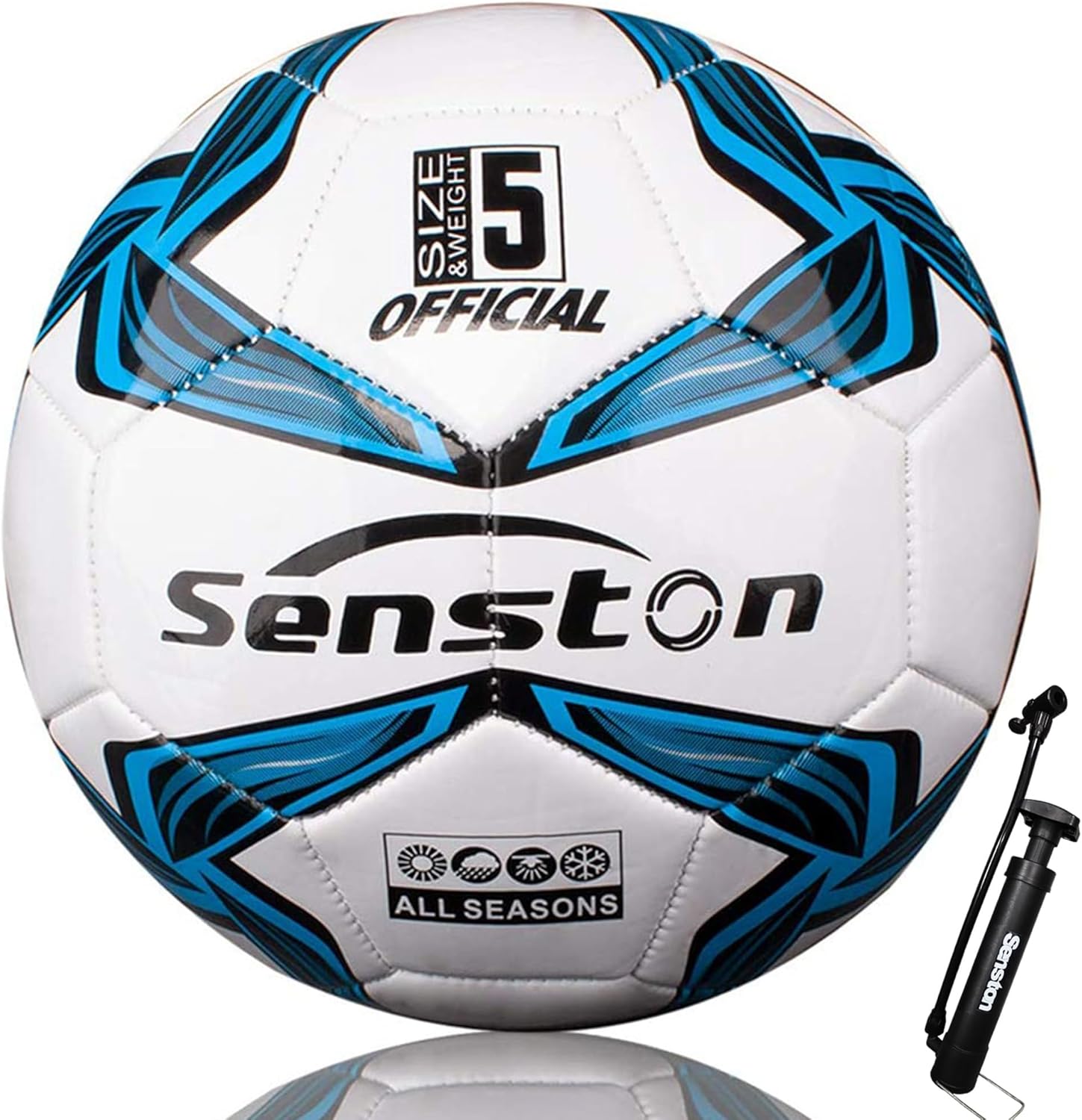 Senston Football Size 4/5 Official Match Football Training Ball Adults Soccer Ball Futsal Match ball