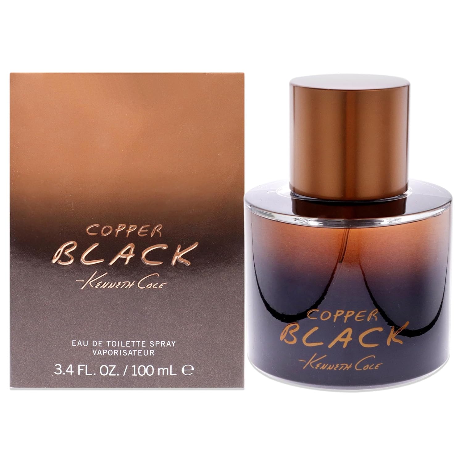 Kenneth Cole Copper Black Eau De Toilette Cologne for Men