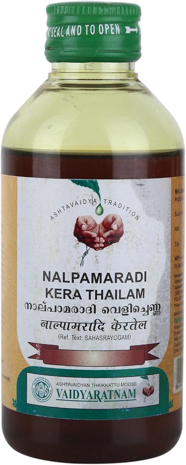 Nalpamaradi Kera Thailam 200 ml | Ayurvedic Products | Vaidyaratnam Products