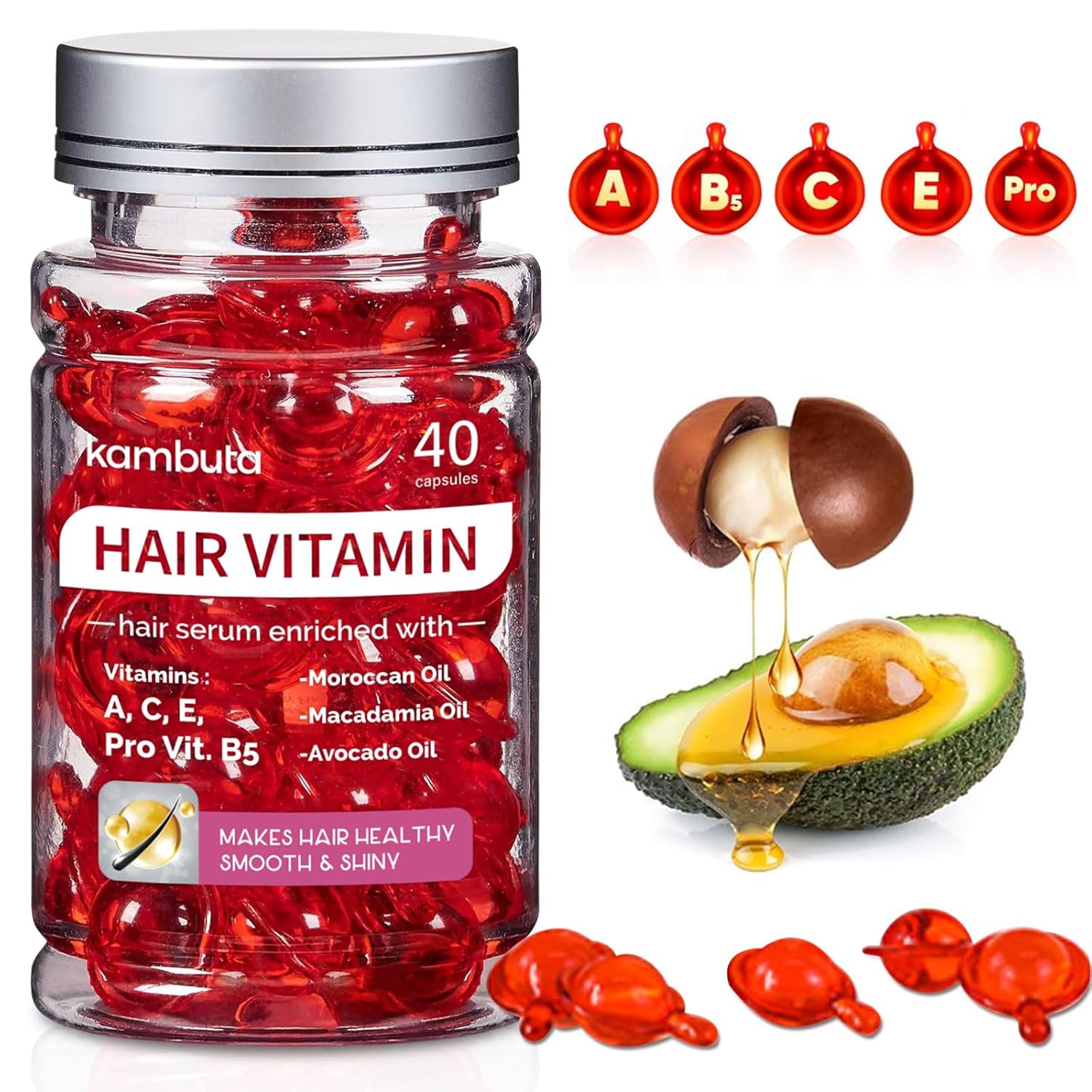 Hair Repair Serum Capsules for Women and Men