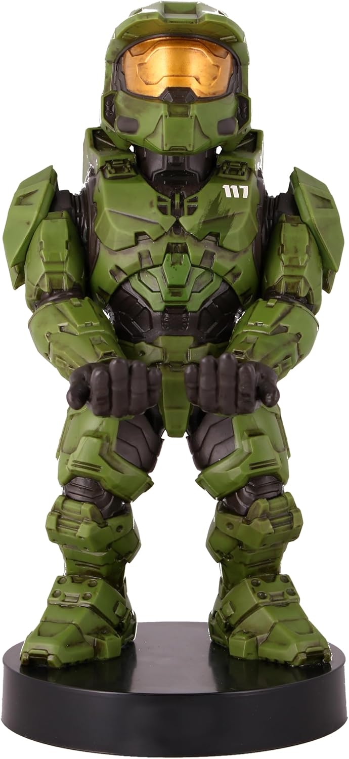 Cableguys Halo Master Chief Infinite Controller Holder & Phone Stand - Gaming Accessories for Room and Desk Setup, Holder Compatible with Xbox, PlayStation & Most Standard Game Controllers