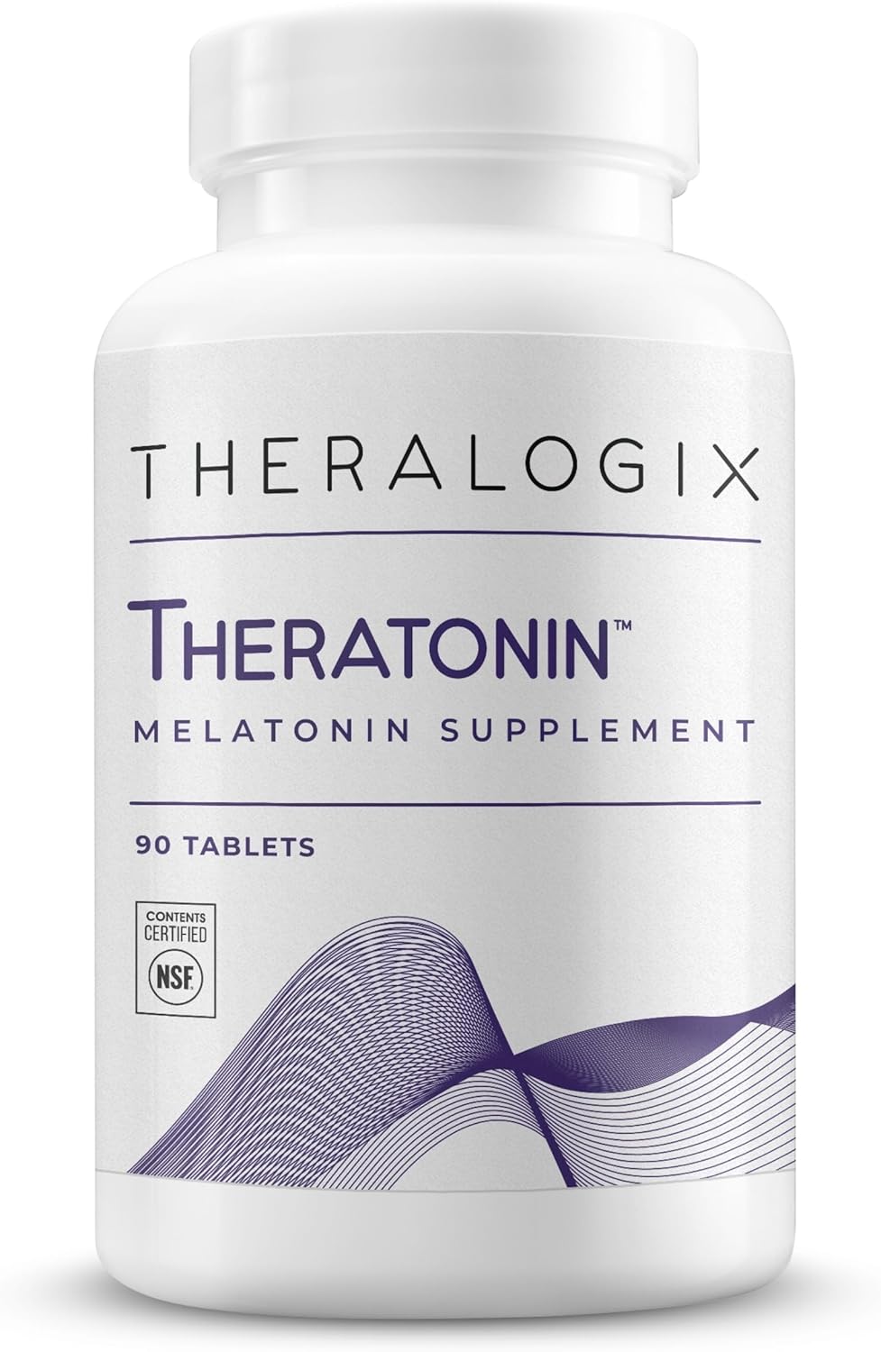 Theralogix Theratonin Melatonin Supplement - 90-Day Supply - Sleep Support Supplement - Melatonin to Aid a Good Night's Sleep - Supplement for Women to Support Fertility - NSF Certified - 90 Tablets