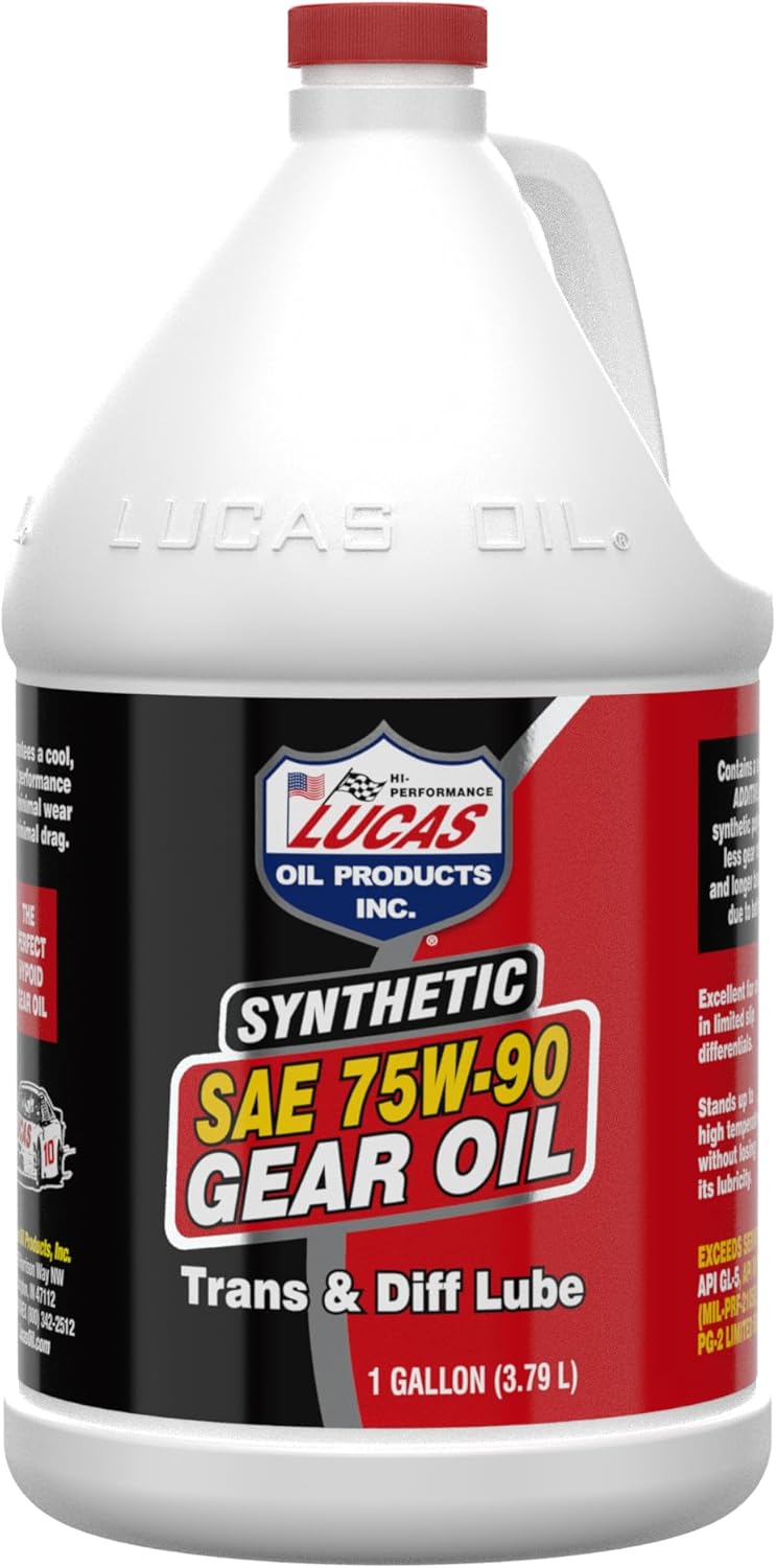 Lucas Oil 10048 Synthetic SAE 75W-90 Gear Oil - 1 Gallon