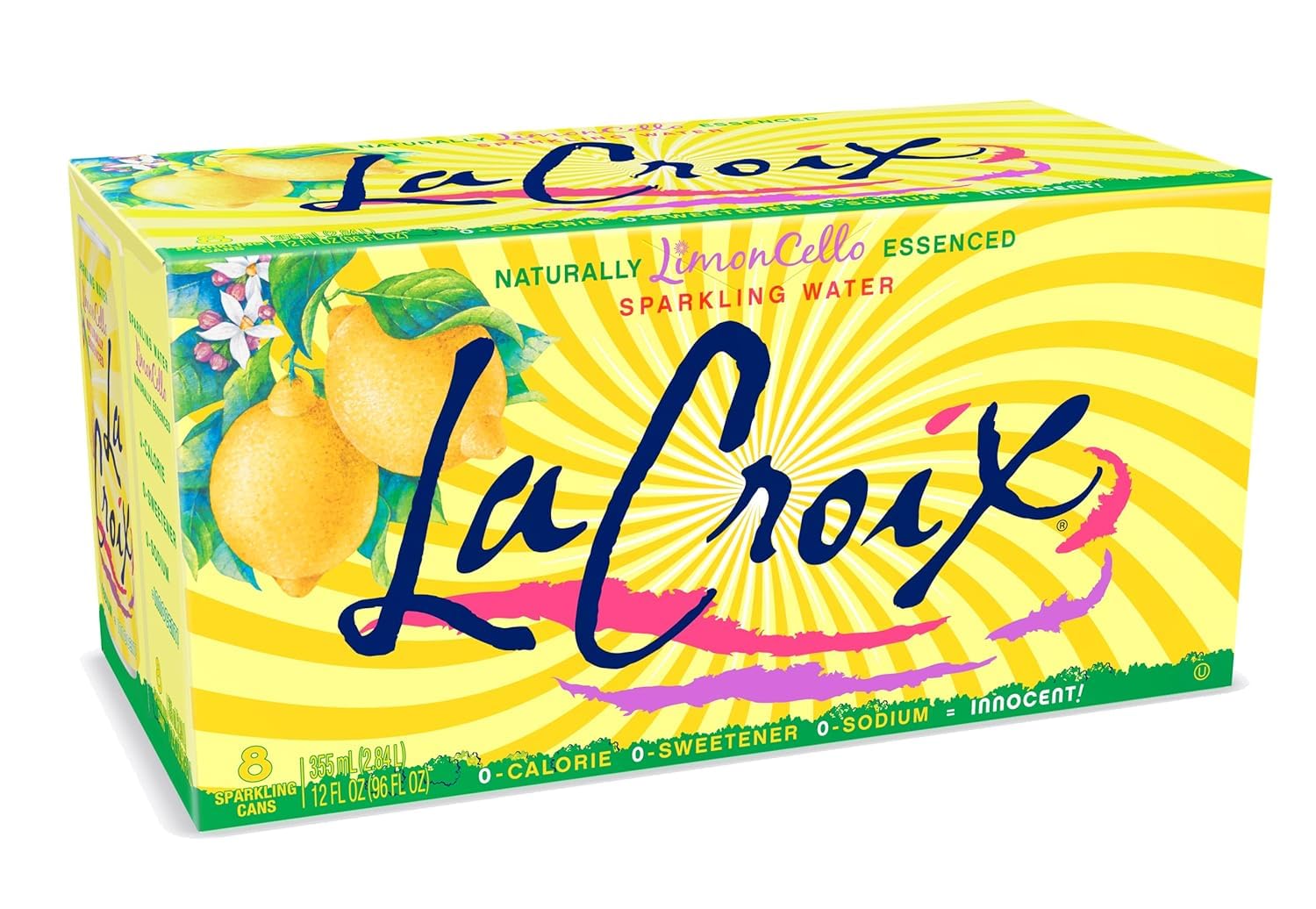 La Croix Sparkling Water Variety Pack, 12 Fl Oz Cans - In Sanisco Box (18 Pack) (La croix)