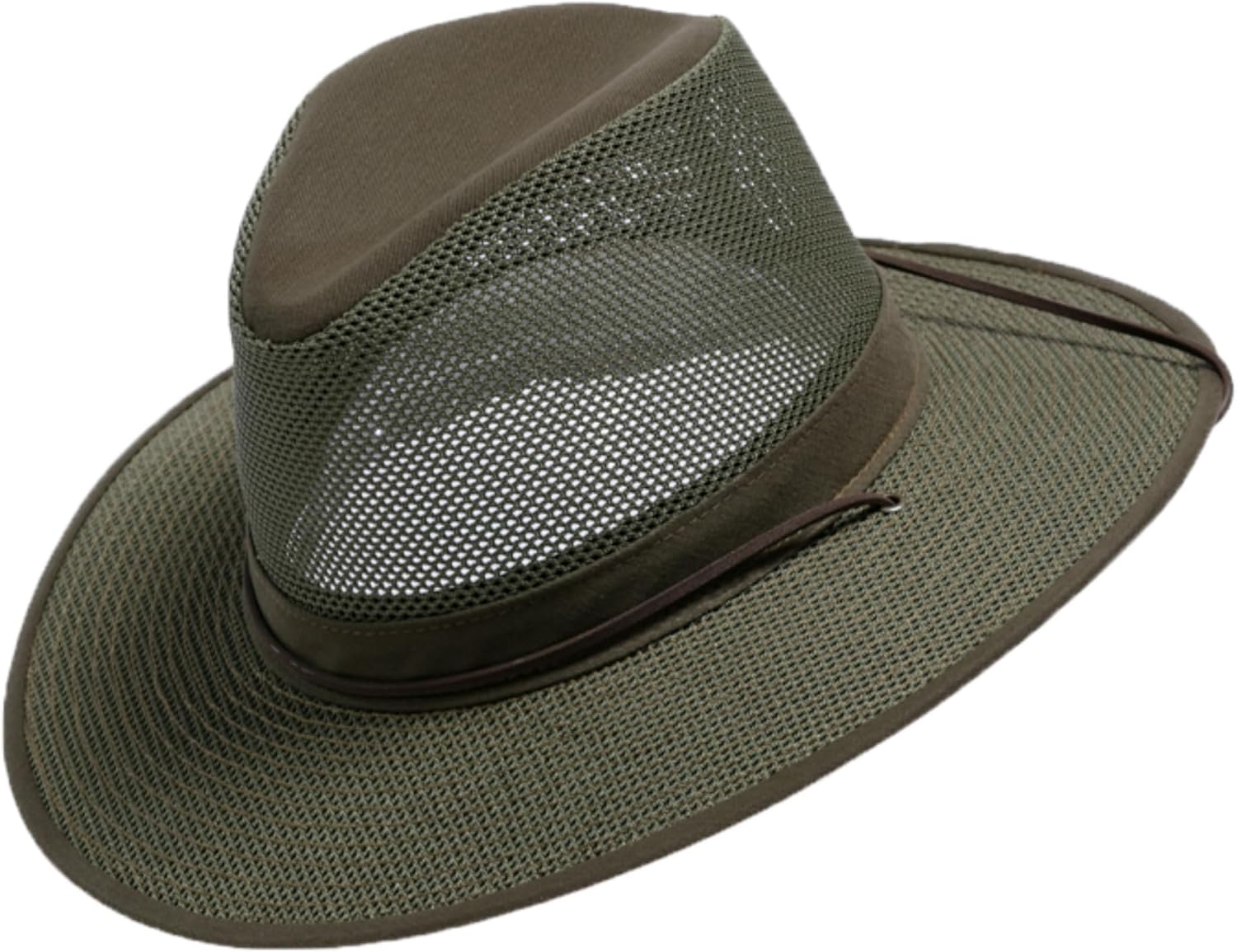 Henschel Aussie Mesh Breezer Hat - Packable Sun Protection for Outdoor Activities. Ideal for Hiking, Fishing & Camping.