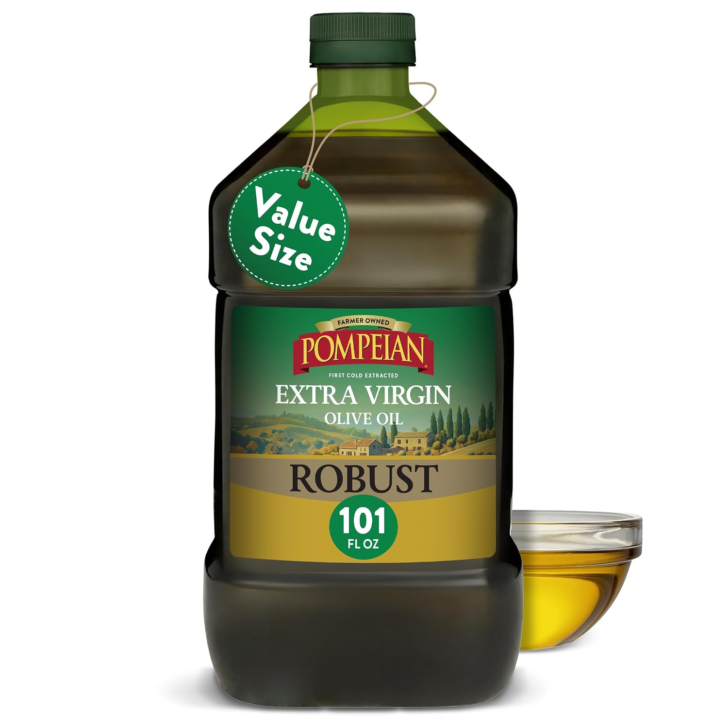Pompeian Robust Extra Virgin Olive Oil - 101 fl oz (3 L)