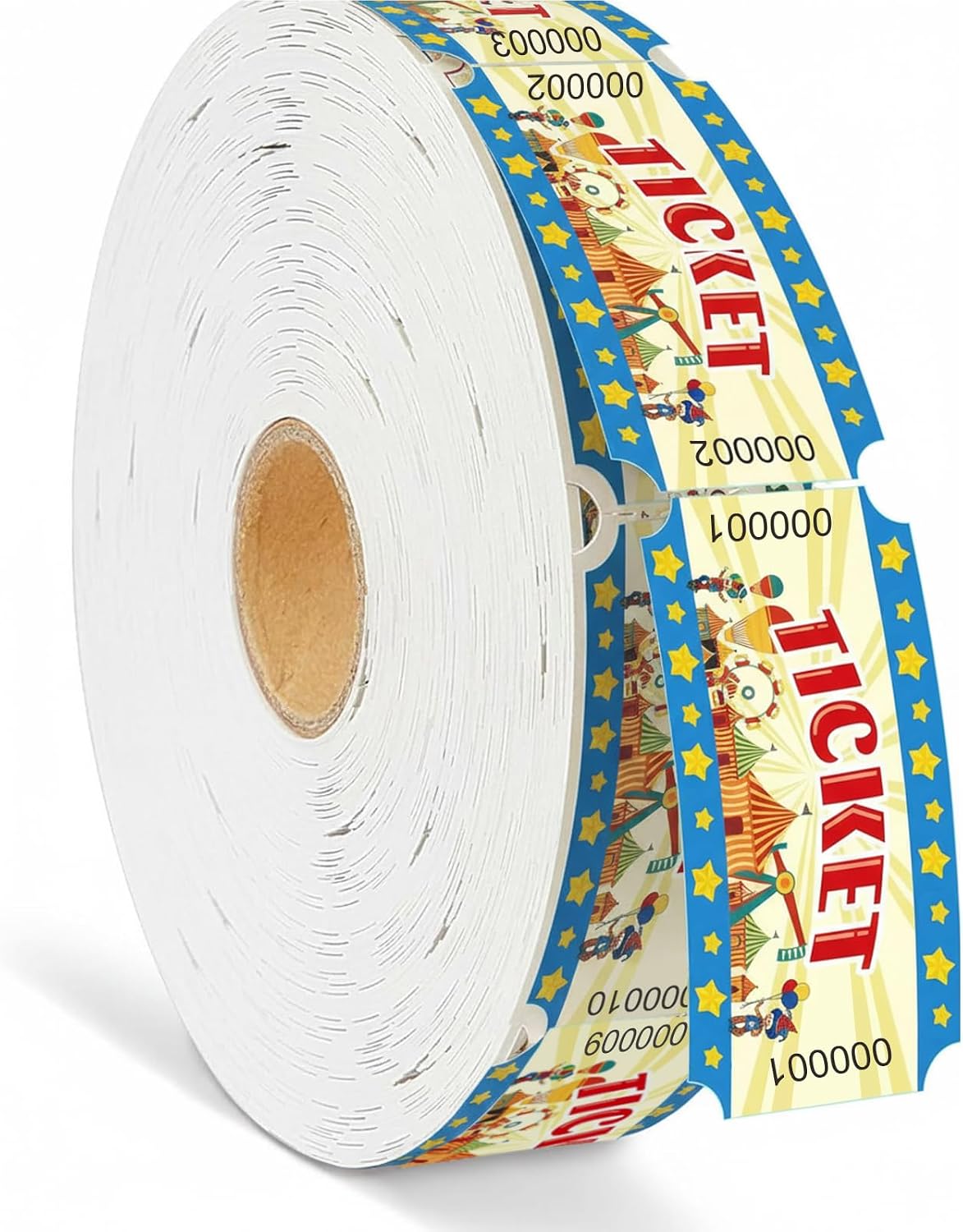 1000 Reward Tickets Roll Numbered 000-999, No Repeat