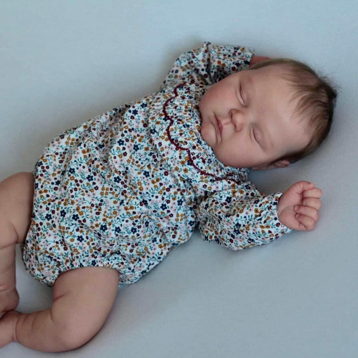 Pinky Reborn 20 inch Eyes Closed Soft Vinyl Silicone Lifelike and Handmade Reborn Baby Dolls Realistic Newborn Baby Doll Girl Doll Babies Toy