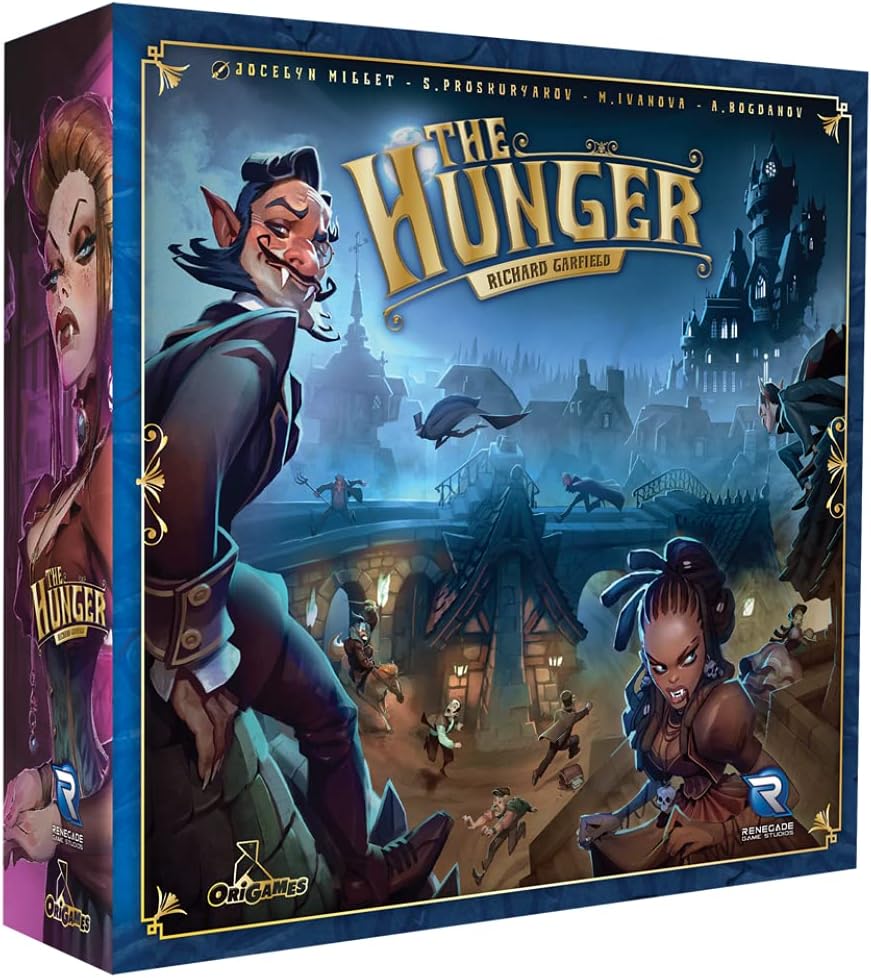 Renegade Game Studios | The Hunger | Deck-Building Board Game | Strategic Vampire Adventure where You Race to the Rose | Competitive Game for 2-6 Players Ages 14+ | English