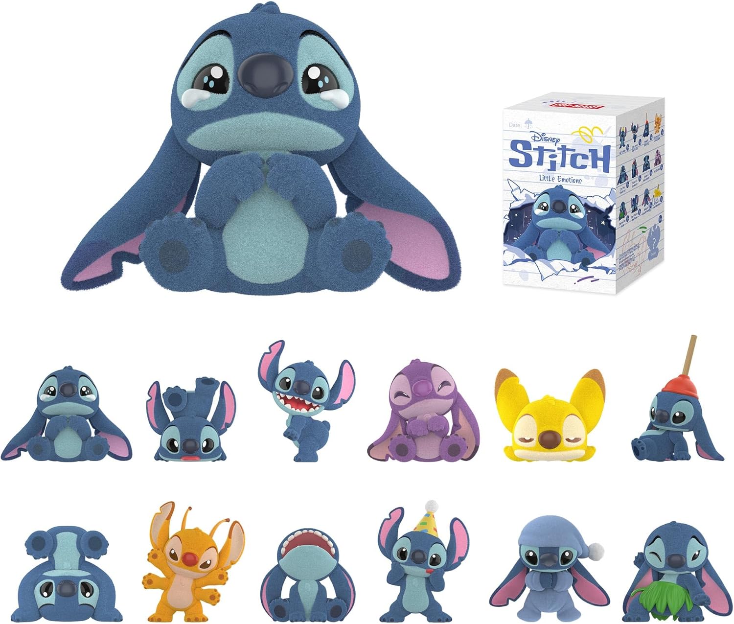 POP MART Disney Stitch Little Emotions Series Figures Blind Box Figures, Random Design Action Figures Collectible Toys Home Decorations, Holiday Birthday Gifts for Girls and Boys, Single Box