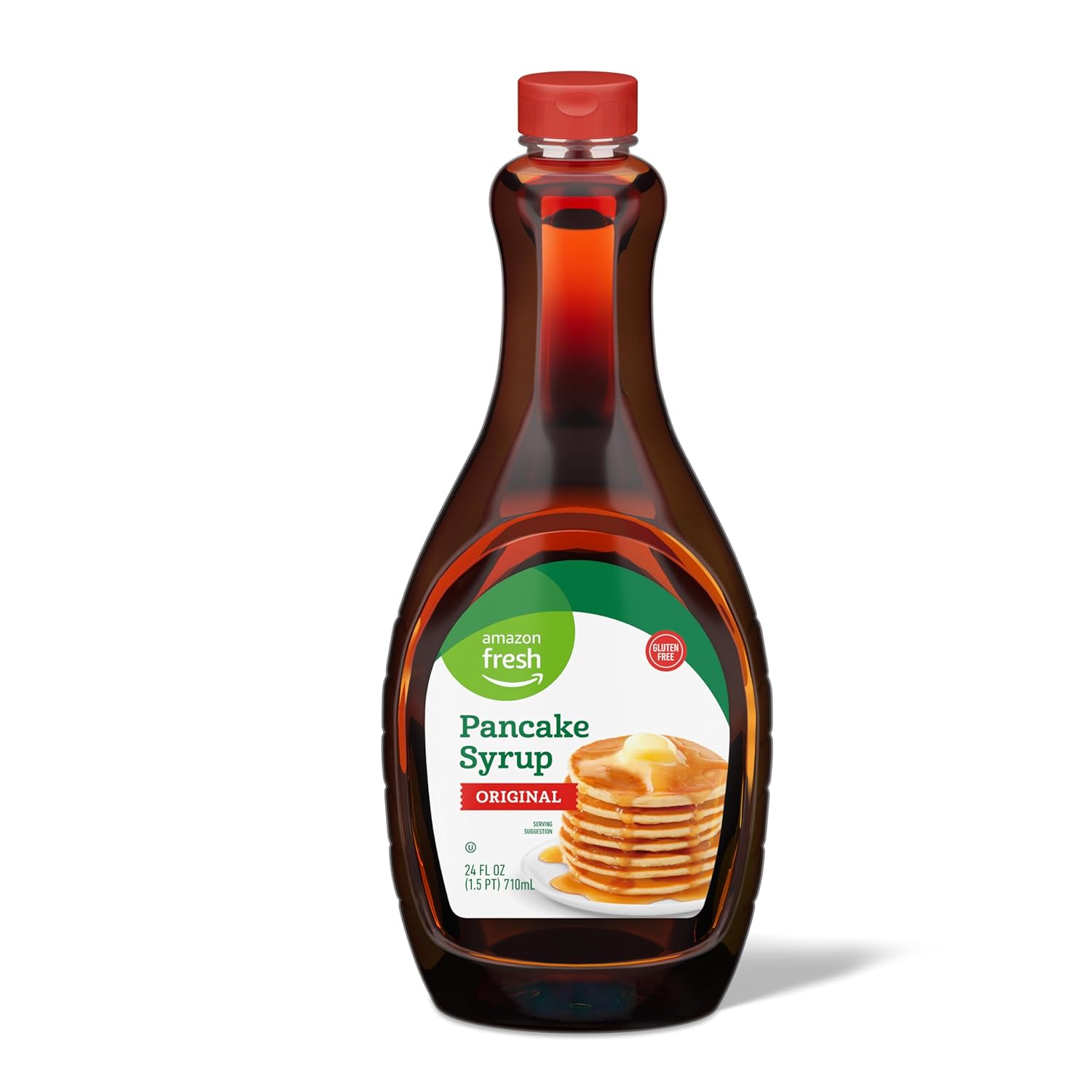 Amazon Fresh, Original Pancake Syrup, 24 fl oz (Previously Happy Belly, Packaging May Vary)