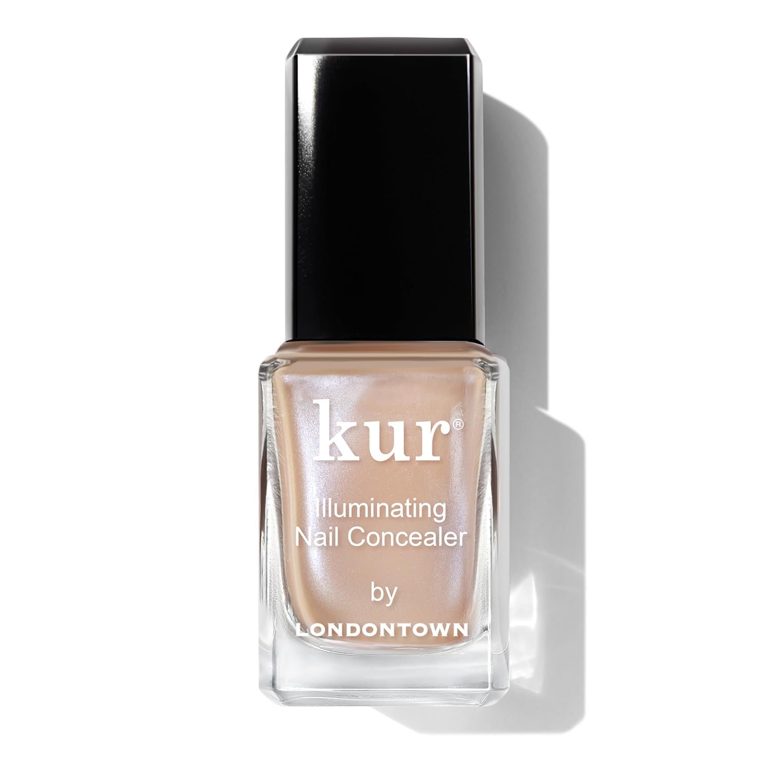 LONDONTOWN Illuminating Nail Concealer - Sheer Brightening Nail Polish & Strengthener for Yellowing, Damaged or Discolored Nails, Natural Nail Perfector, 21+ Free, 0.4 Fl Oz