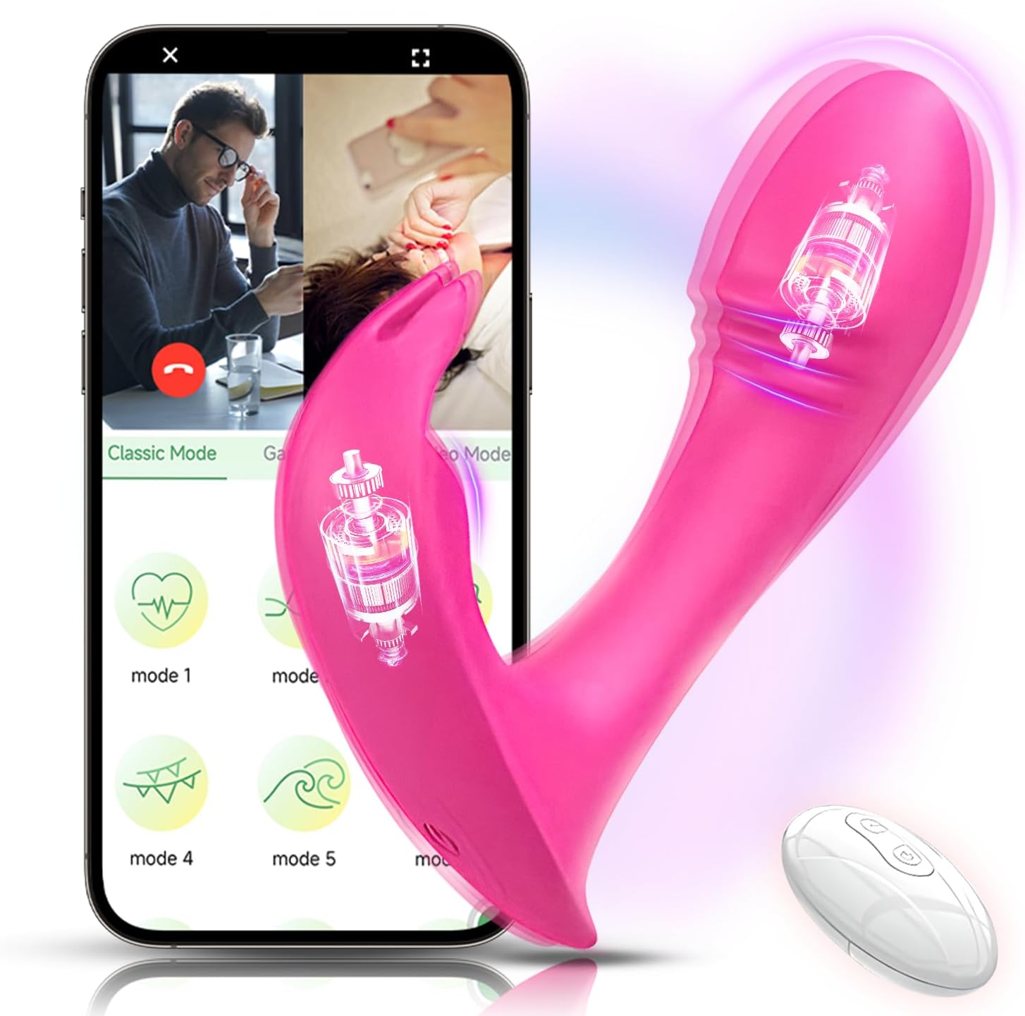 Portable Remote Control Vibratiers for Women Date Night Wireless Panties Christmas Gift for Women Undewear Couples Play Remote Control Virabtor Underwear Toys Czc36