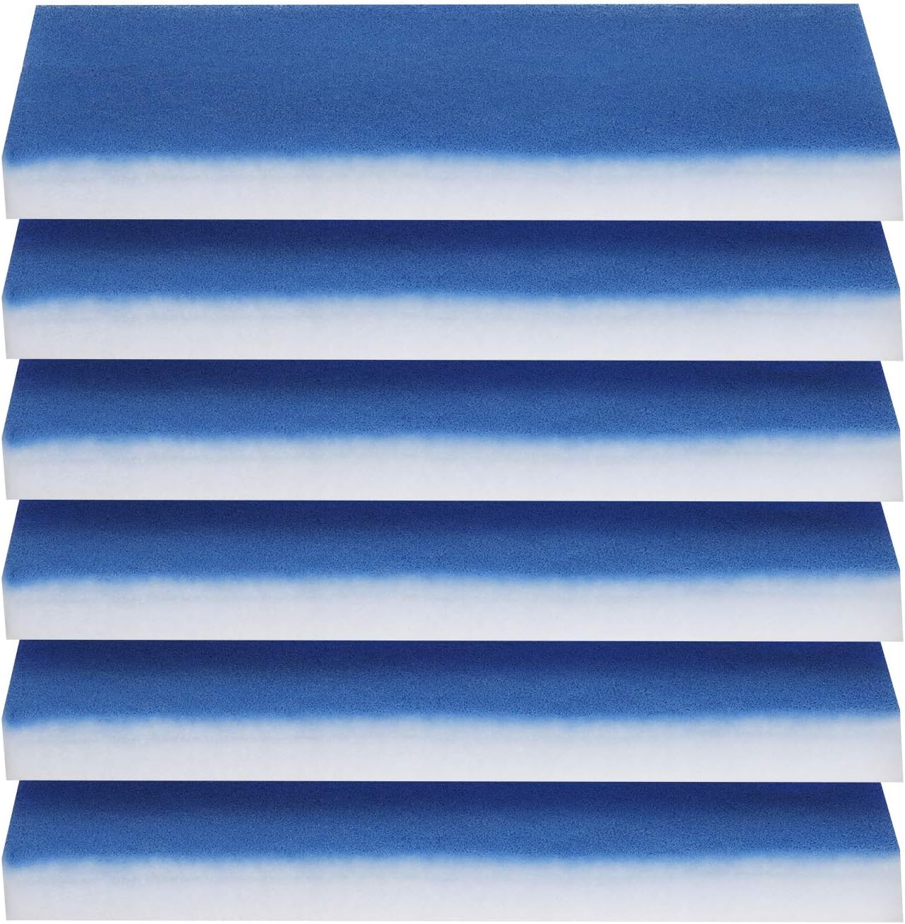 Anesty Airbrush Spray Booth Filter Set, Fits Anesty and Many Others (1.2" Thick, Pack of 6)