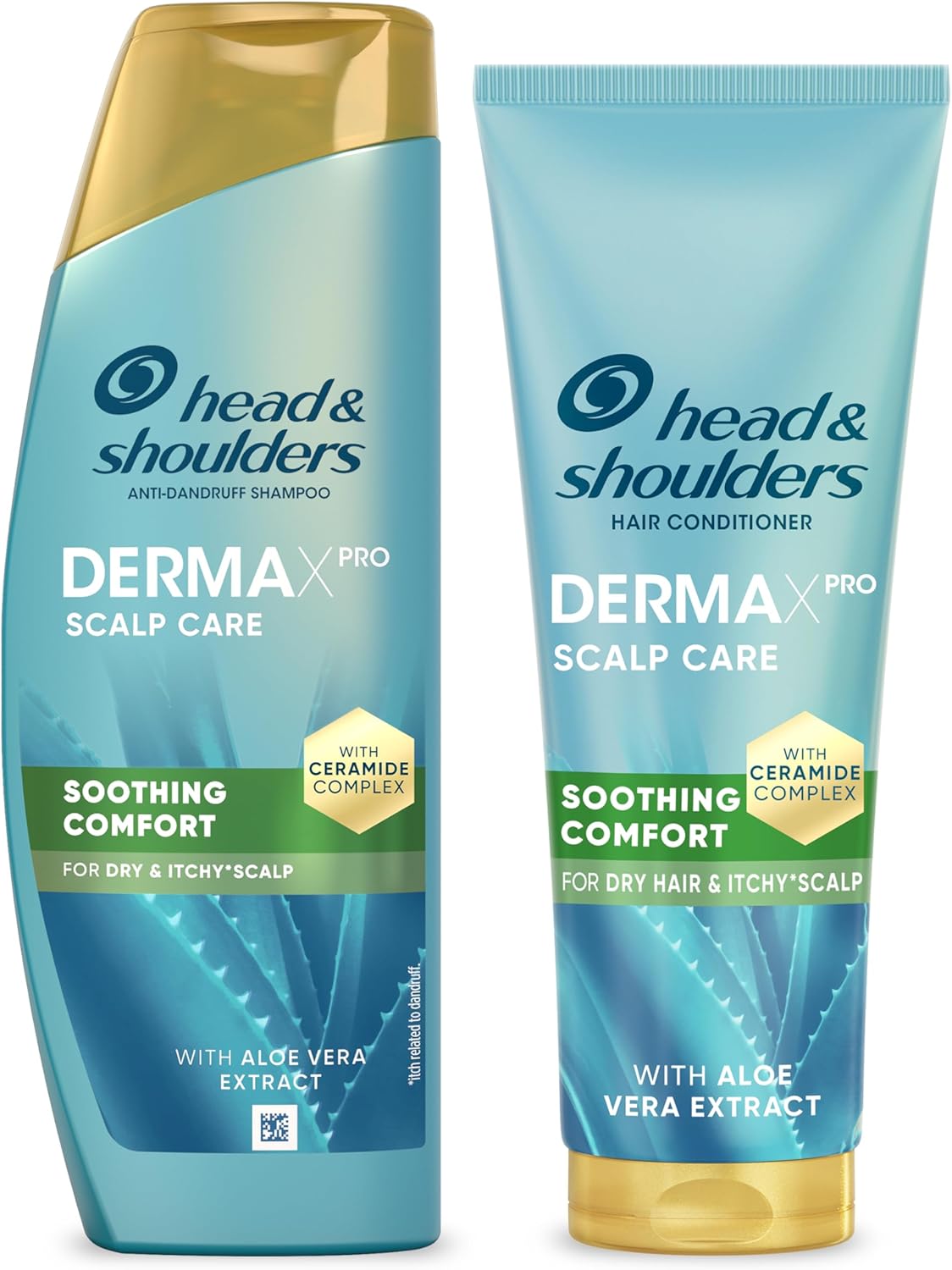 Head & Shoulders DERMAXPRO Anti Dandruff Shampoo and Conditioner Set, Moisturizing, Hydrating, Dry Scalp Treatment, Dermatologically Tested, 500ml + 200ml