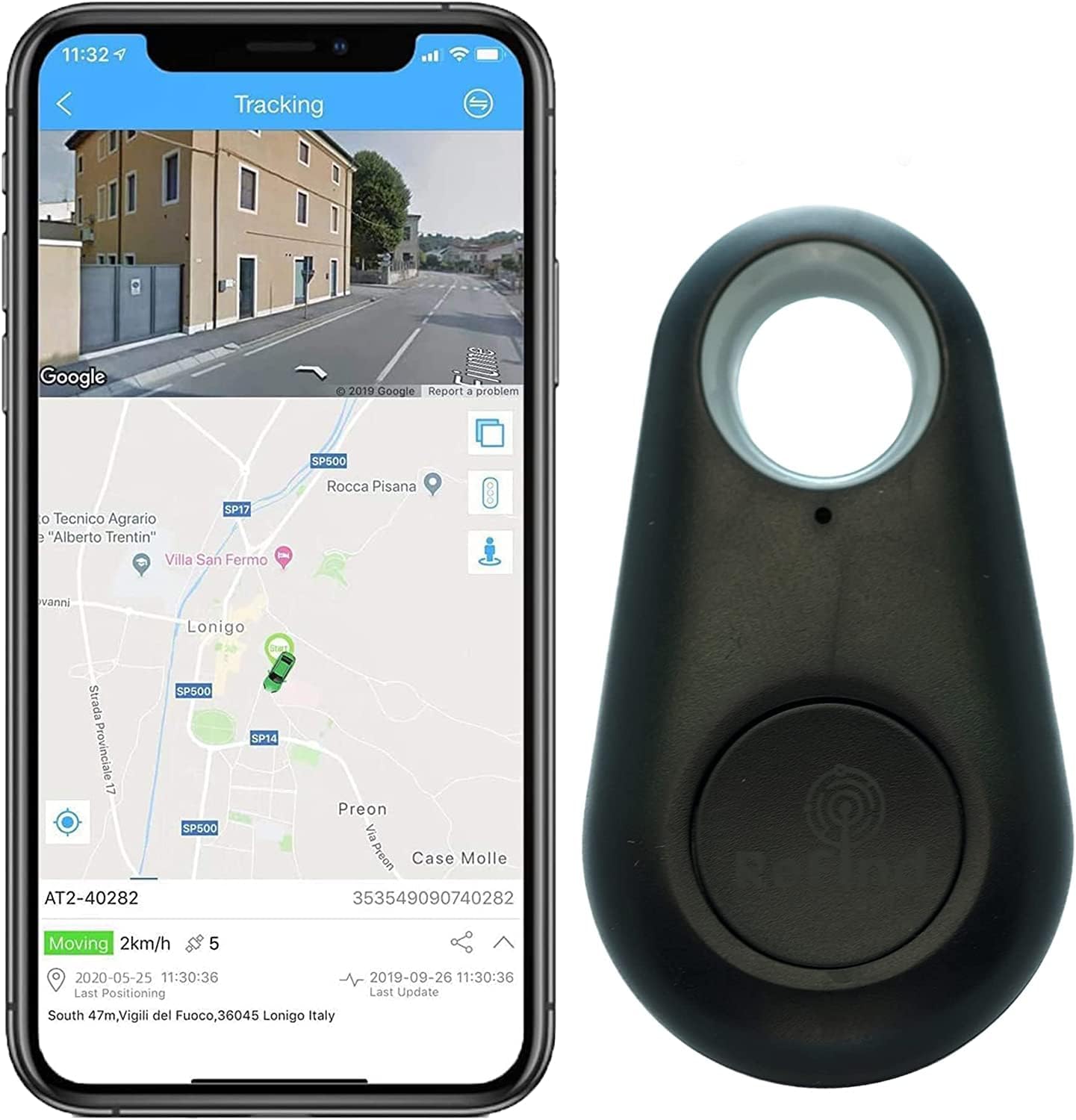 ReFind Smart Tracker for Android and iPhone. Mini GPS Tag Bluetooth 5.0 Key Finder. Samsung AirTag Alternative for Keys, Pets, Wallets and Luggage (Black)