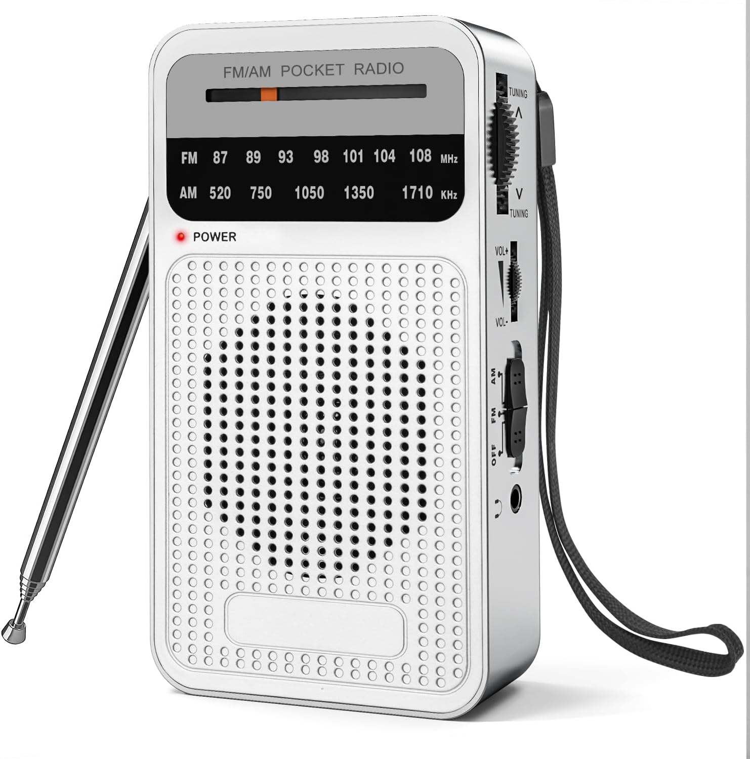 Goodes Portable Radio AM FM, Transistor Radio with Best Reception