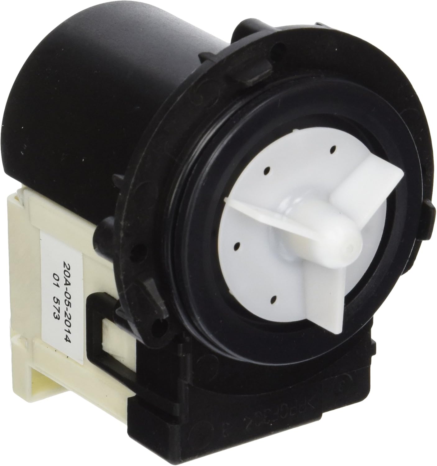 LG 4681EA2001T Genuine OEM Drain Pump Assembly for LG Washing Machines, Black